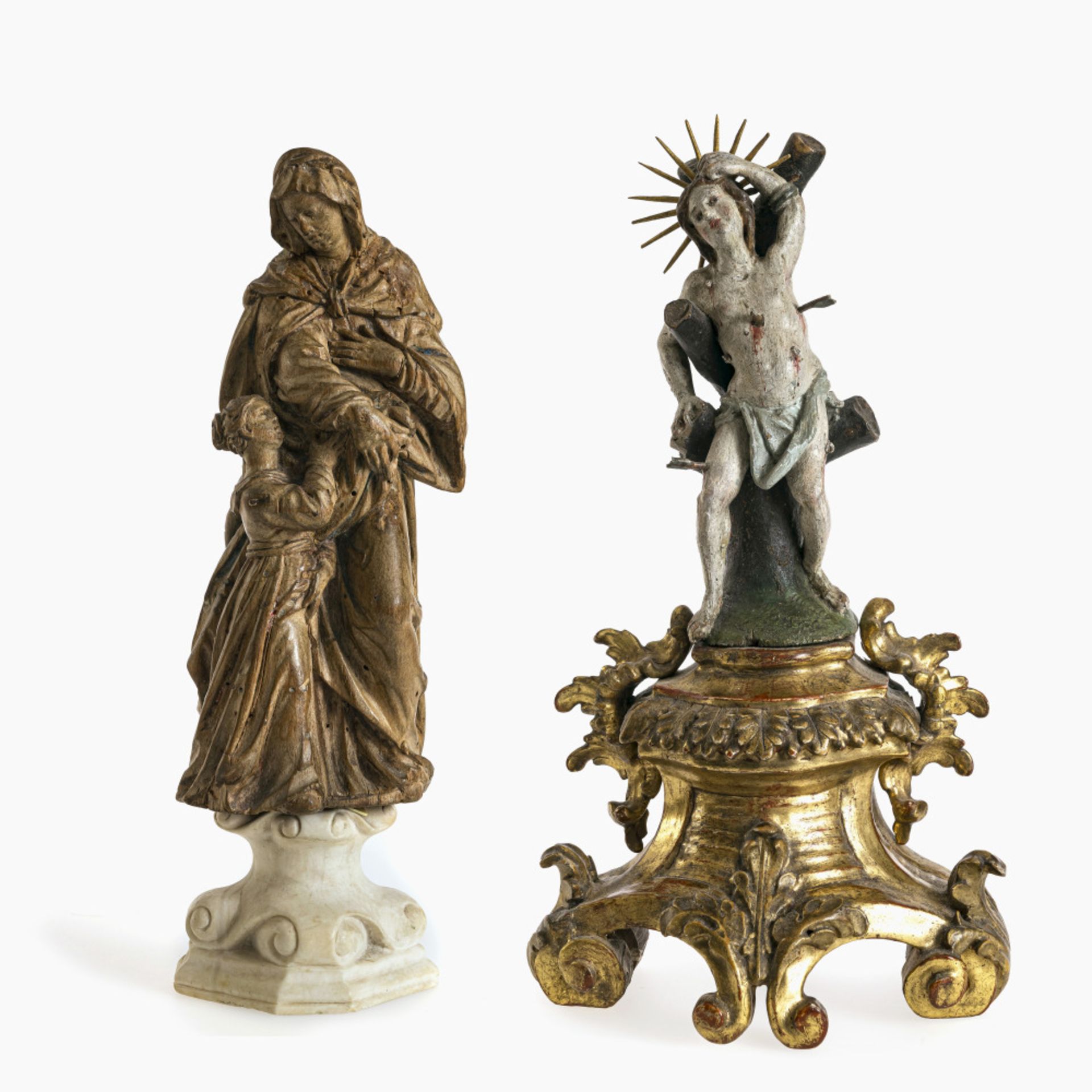St. Anne with Mary - South German, late 17th century
