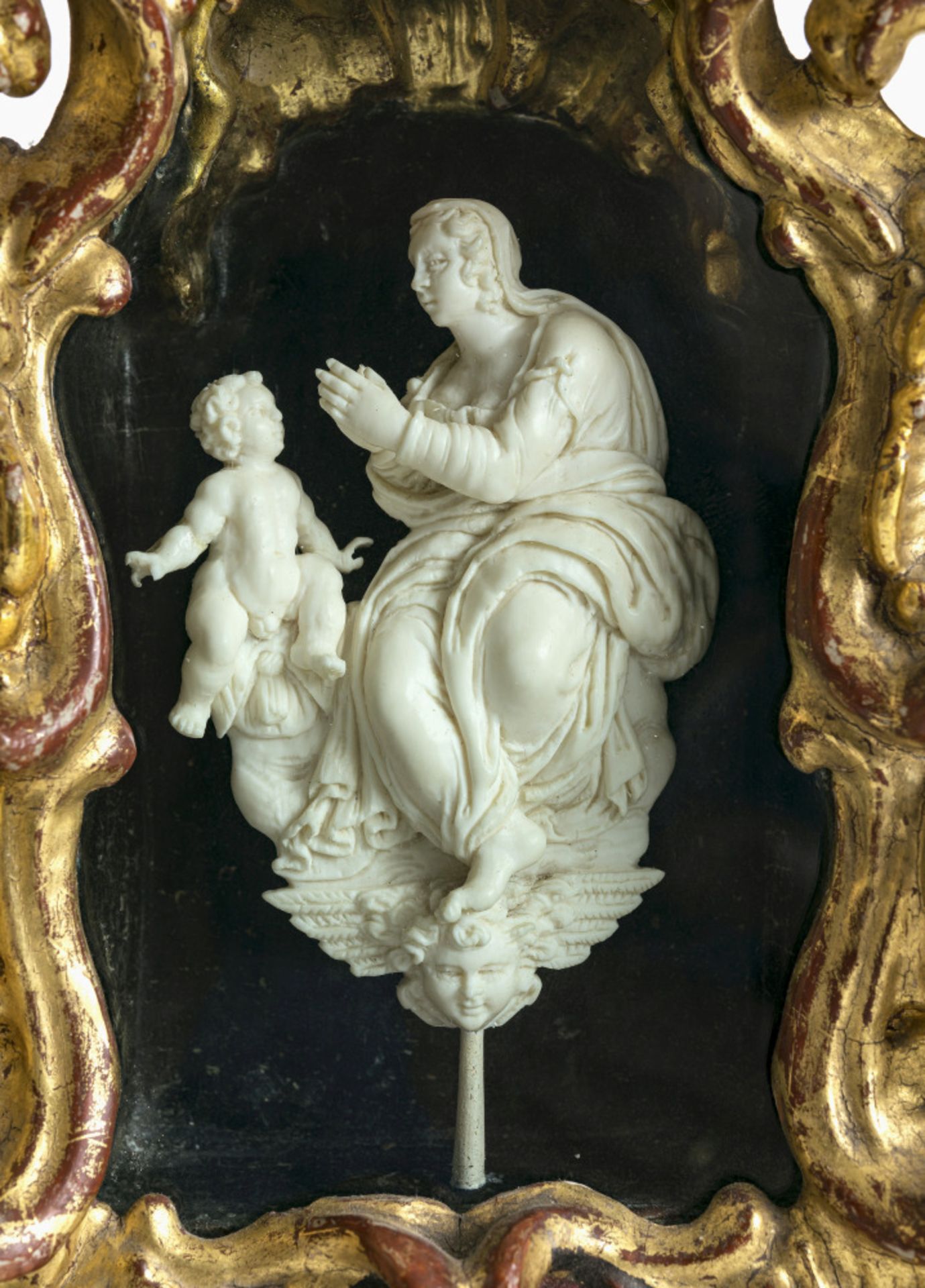 Mary with Child - South German, circa 1680 - Image 2 of 2