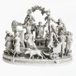 A large "Bacchanal" porcelain group - Scheibe-Alsbach