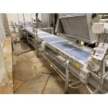 Moline 24" Dough Conveyor, W/ (3) Roll Sheeter, Sifters & Reciprocating Pan Loader Conveyor