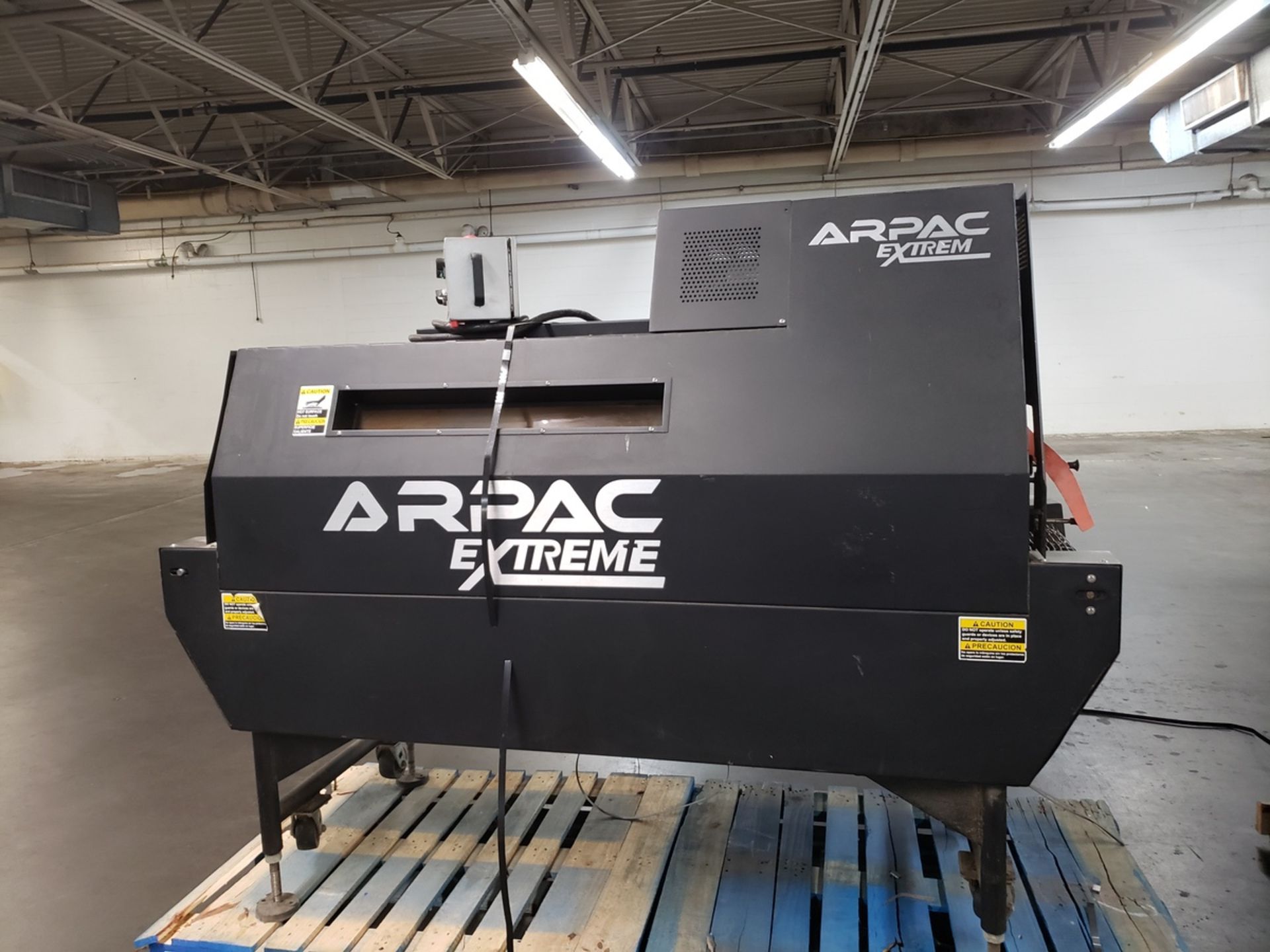 Arpac Extreme Horizontal Flow Wrapping System, M# XR-15-SBF, S/N 16195, W/ Heat Tunnel, M# XT-18, S/ - Image 4 of 7