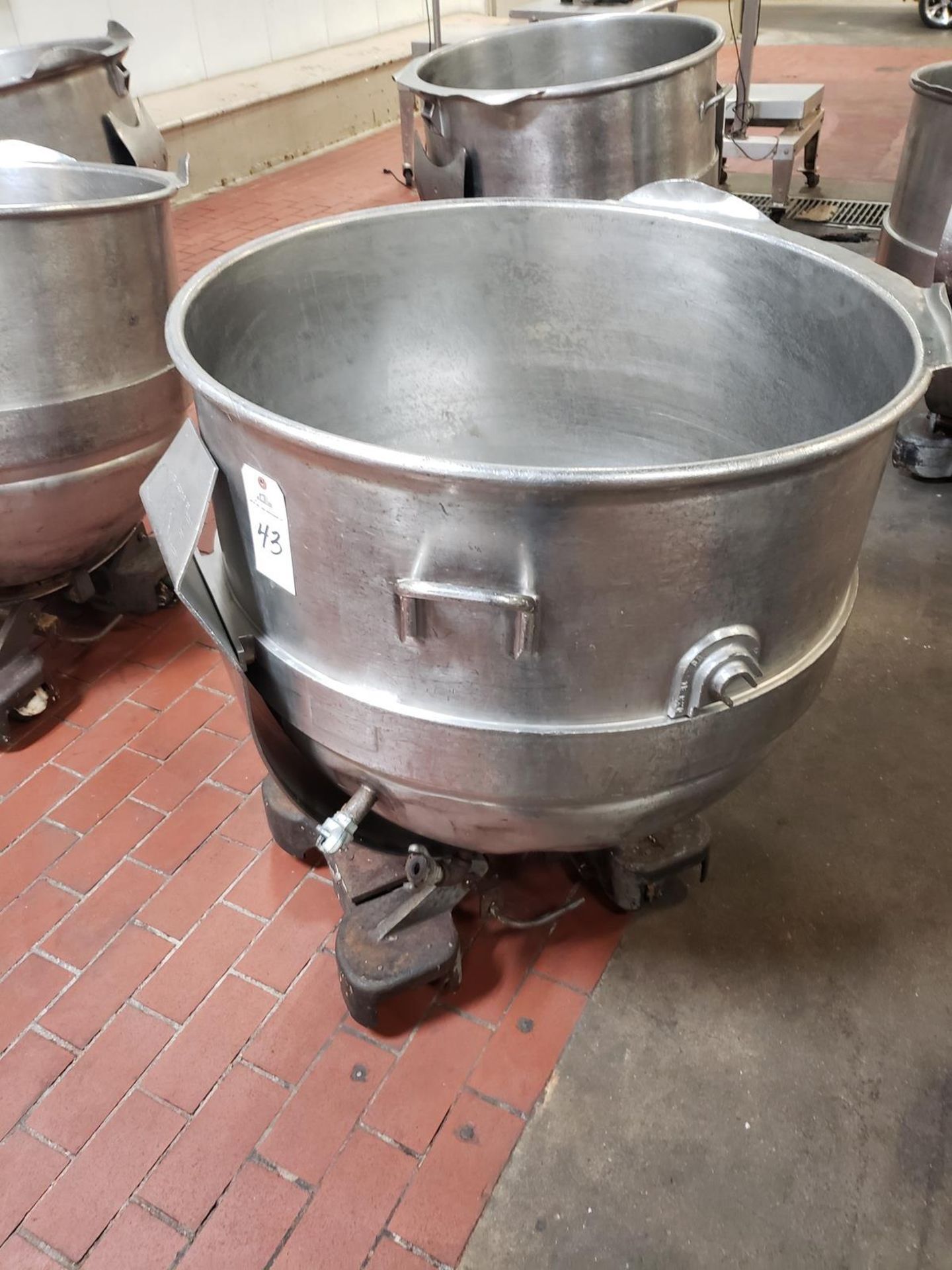 Stainless Steel Jacketed, Tilting Dough Mixing Bowl