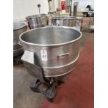 Stainless Steel Jacketed, Tilting Dough Mixing Bowl