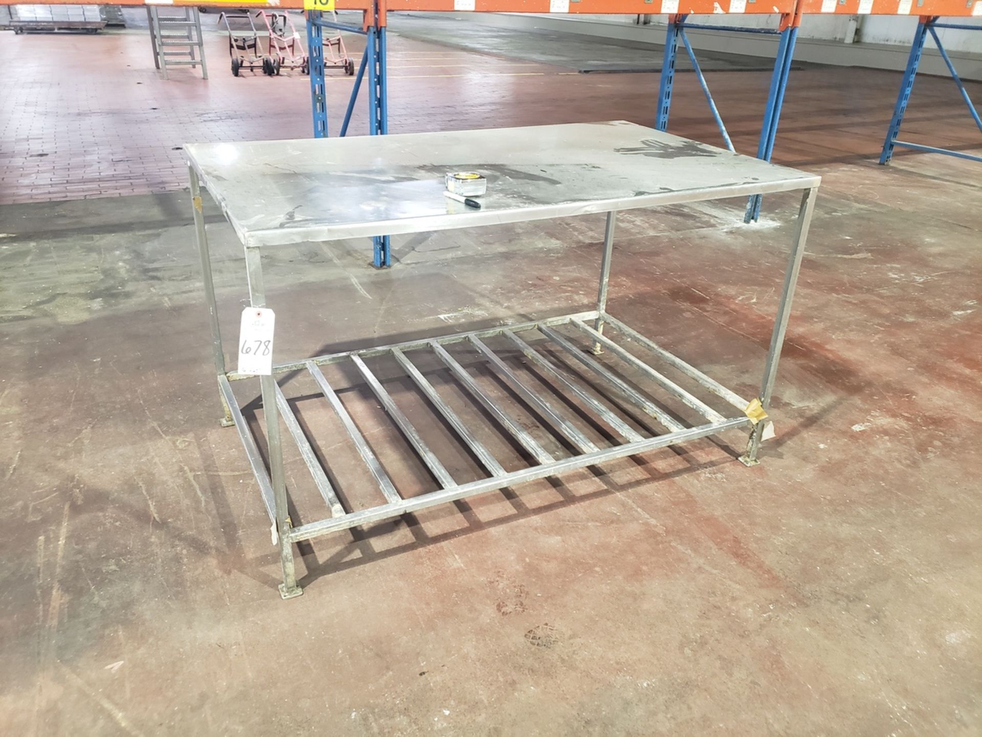 Stainless Steel Table, 36" x 60"