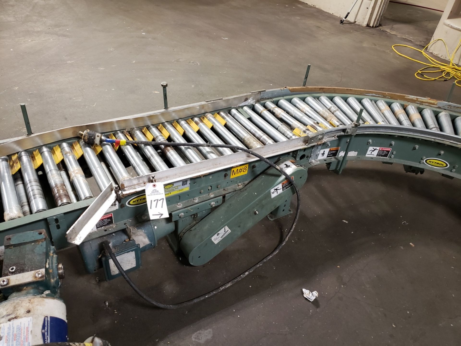 15" X 67' Power Roller Conveyor