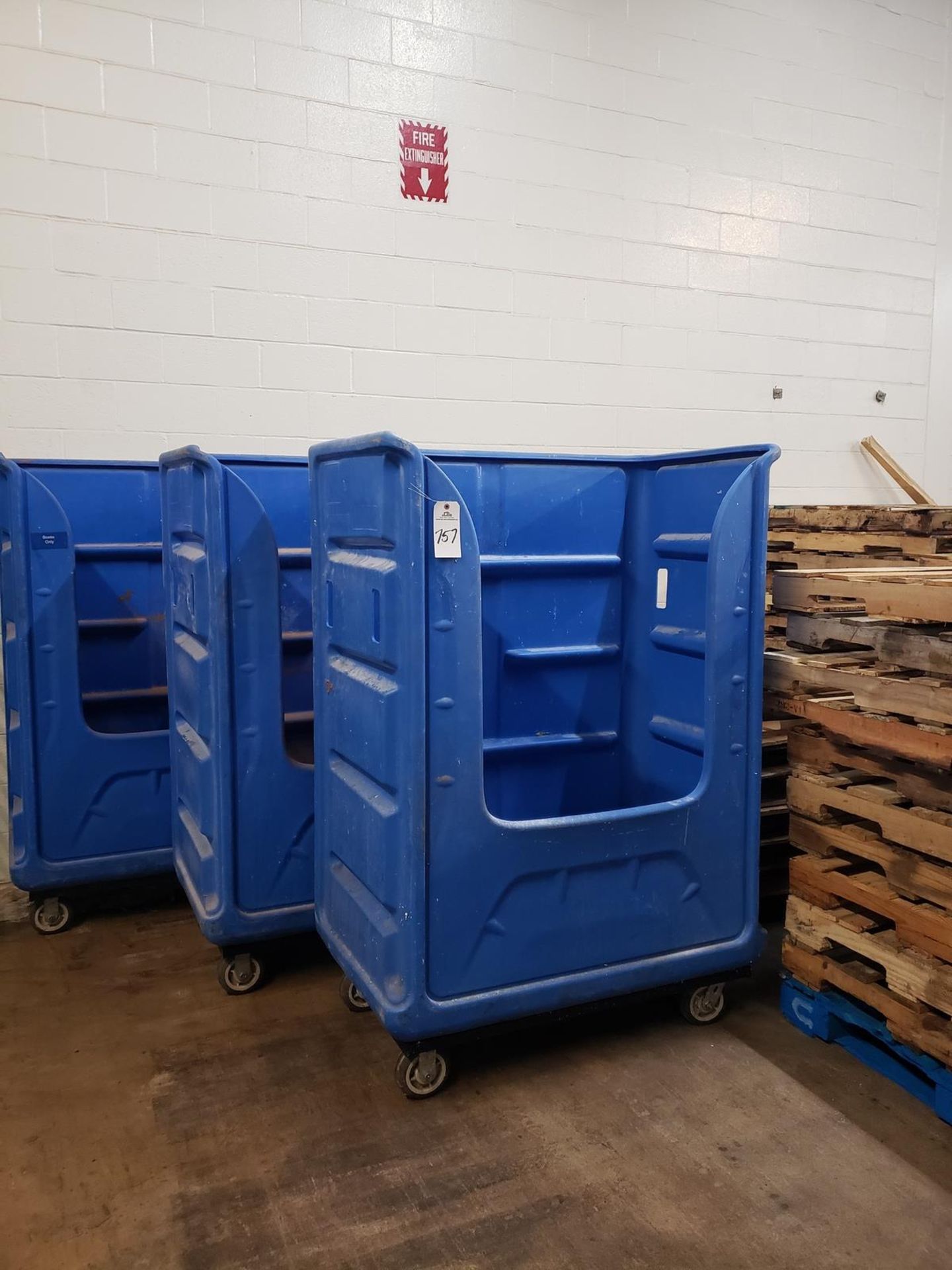 Lot of (3) Storage Bins