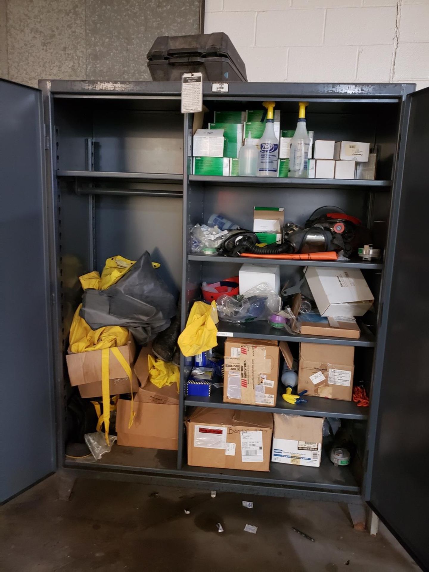 Ammonia PPE Cabinet, W/ Contents - Image 2 of 2