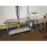 Lot of (2) Stainless Steel Tables
