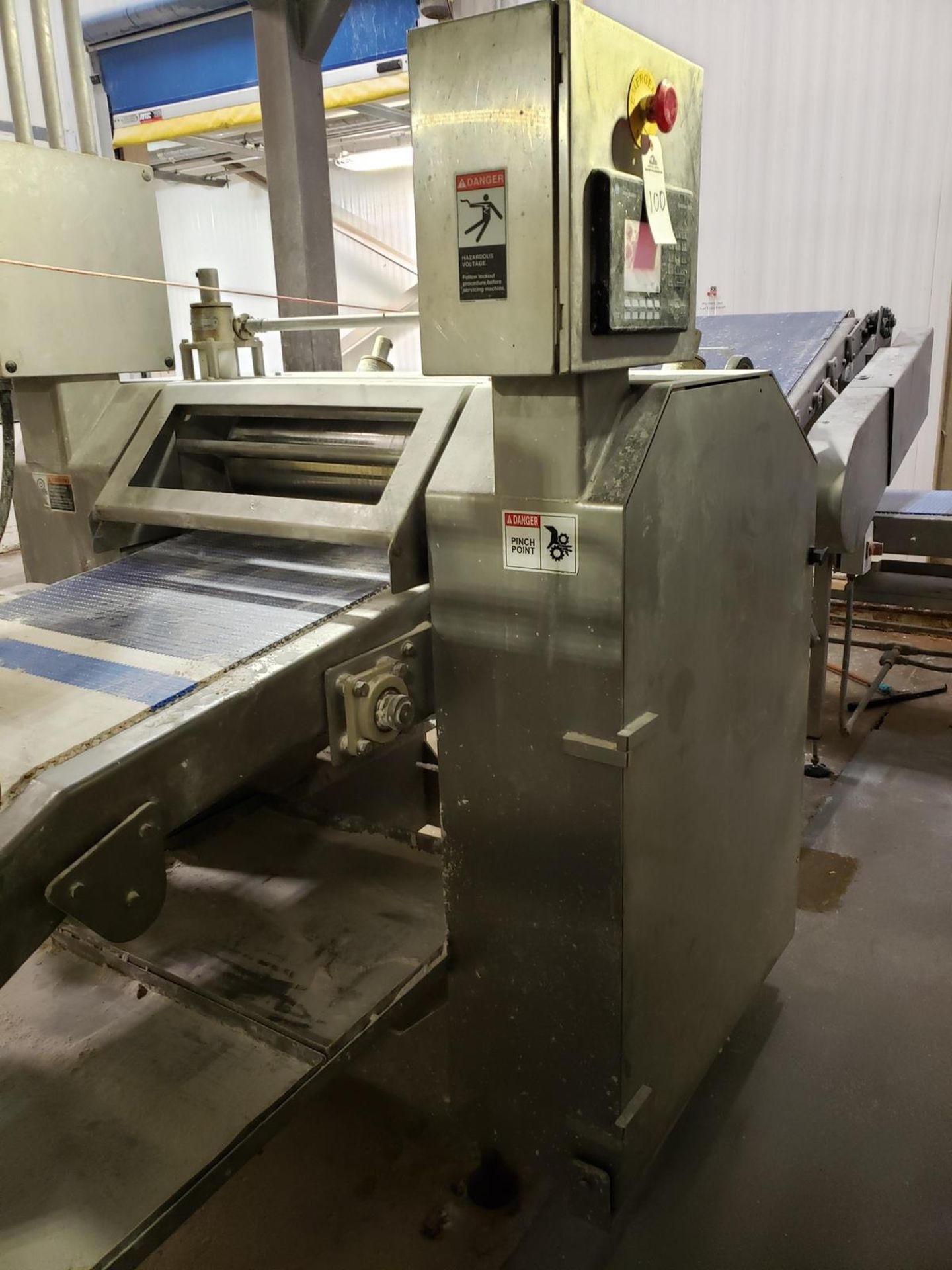 Moline 24" Roll-In/Laminateng Line, W/ (2) Sheeters, Sifters & Reciprocating Dough Depositor - Image 6 of 10