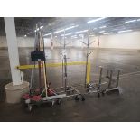Lot of (4) Stainless Carts