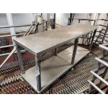 30" X 6' Stainless Steel Table