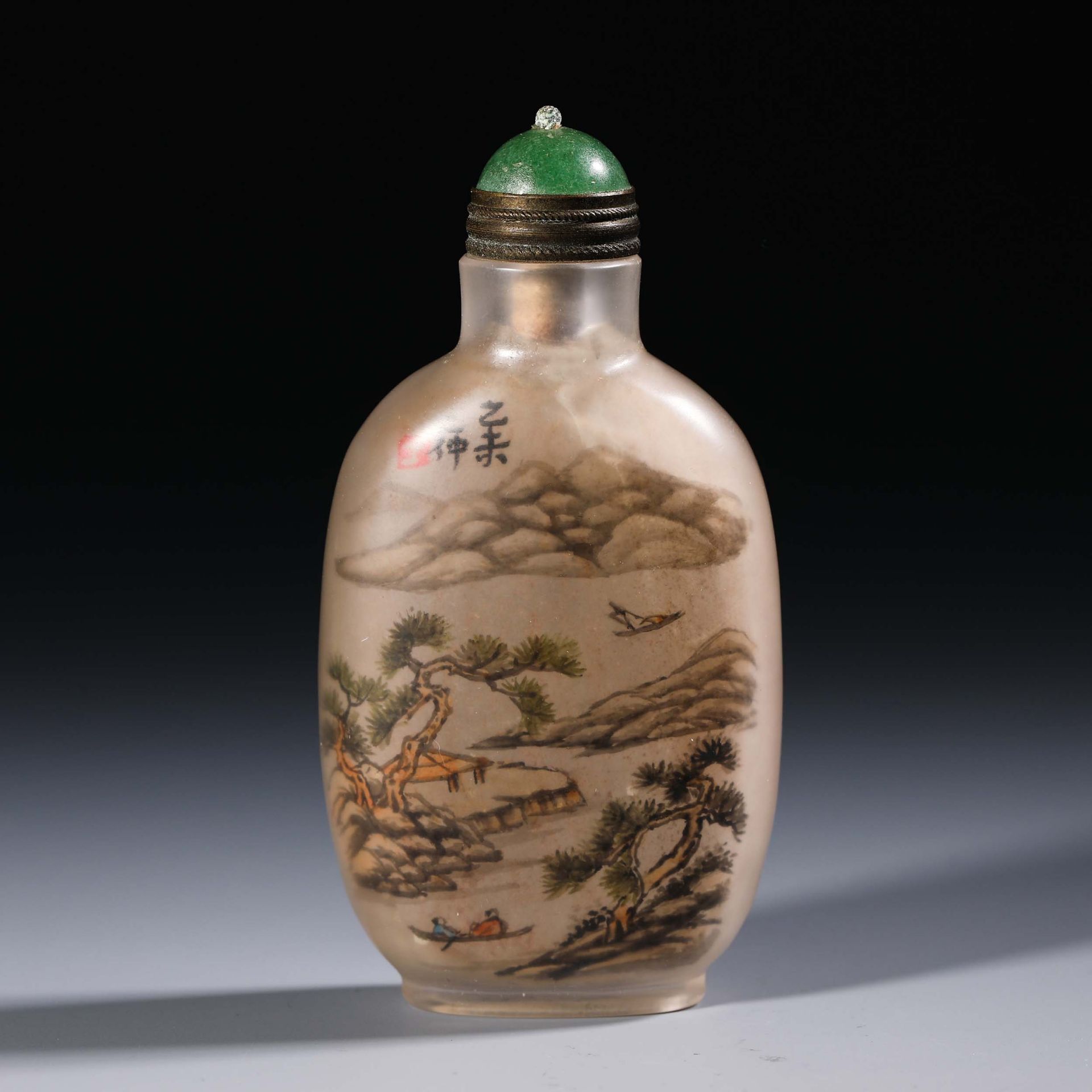 Qing dynasty inner painting snuff bottle