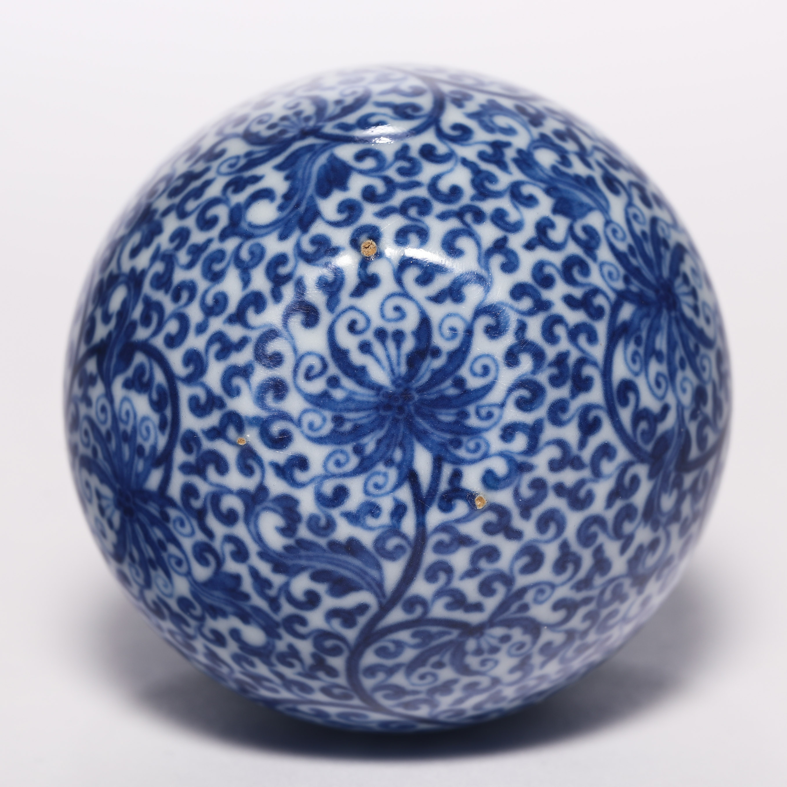 Qing dynasty blue-and-white lotus water bowl - Image 6 of 6