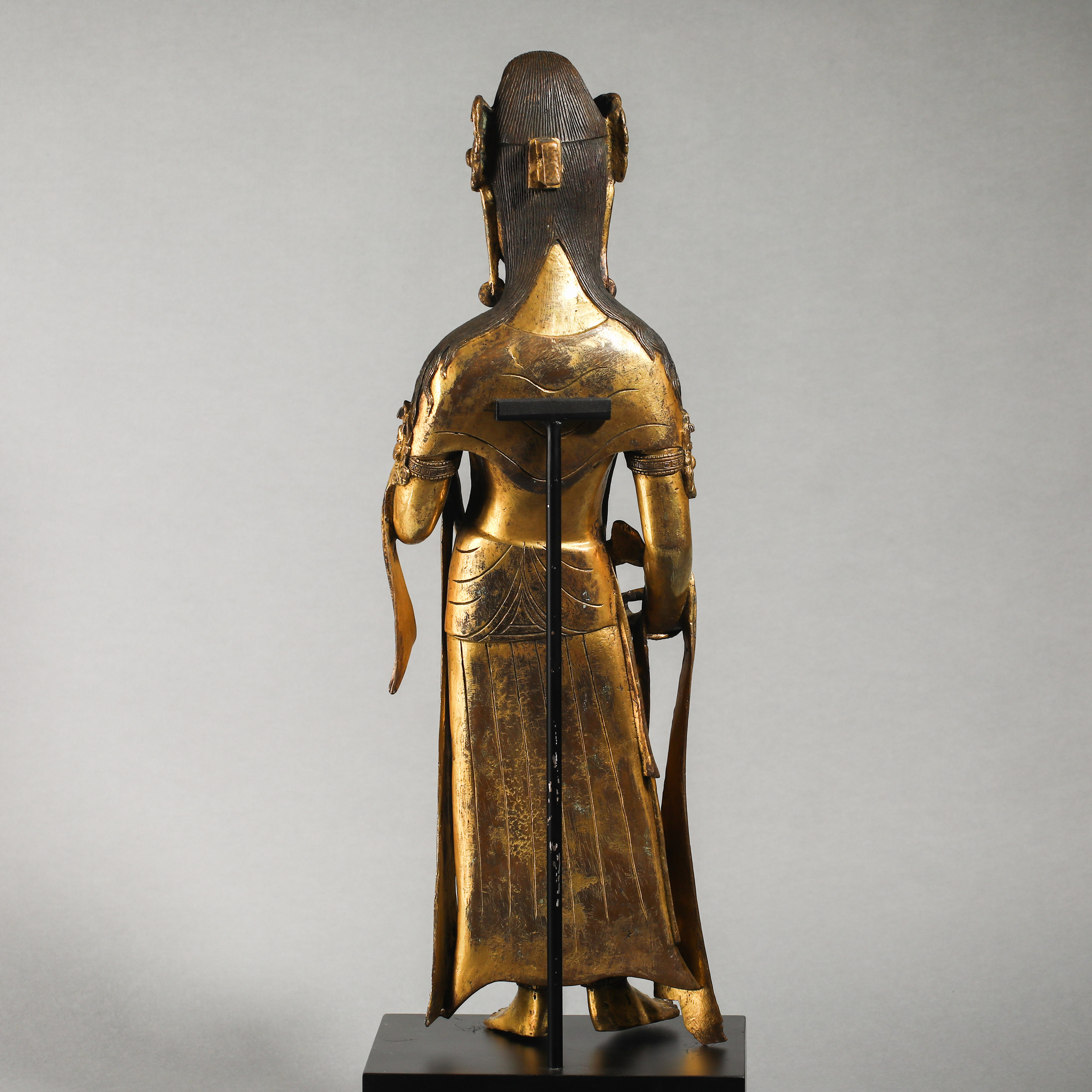 10th century gilded statue of Guanyin Buddha - Image 12 of 14