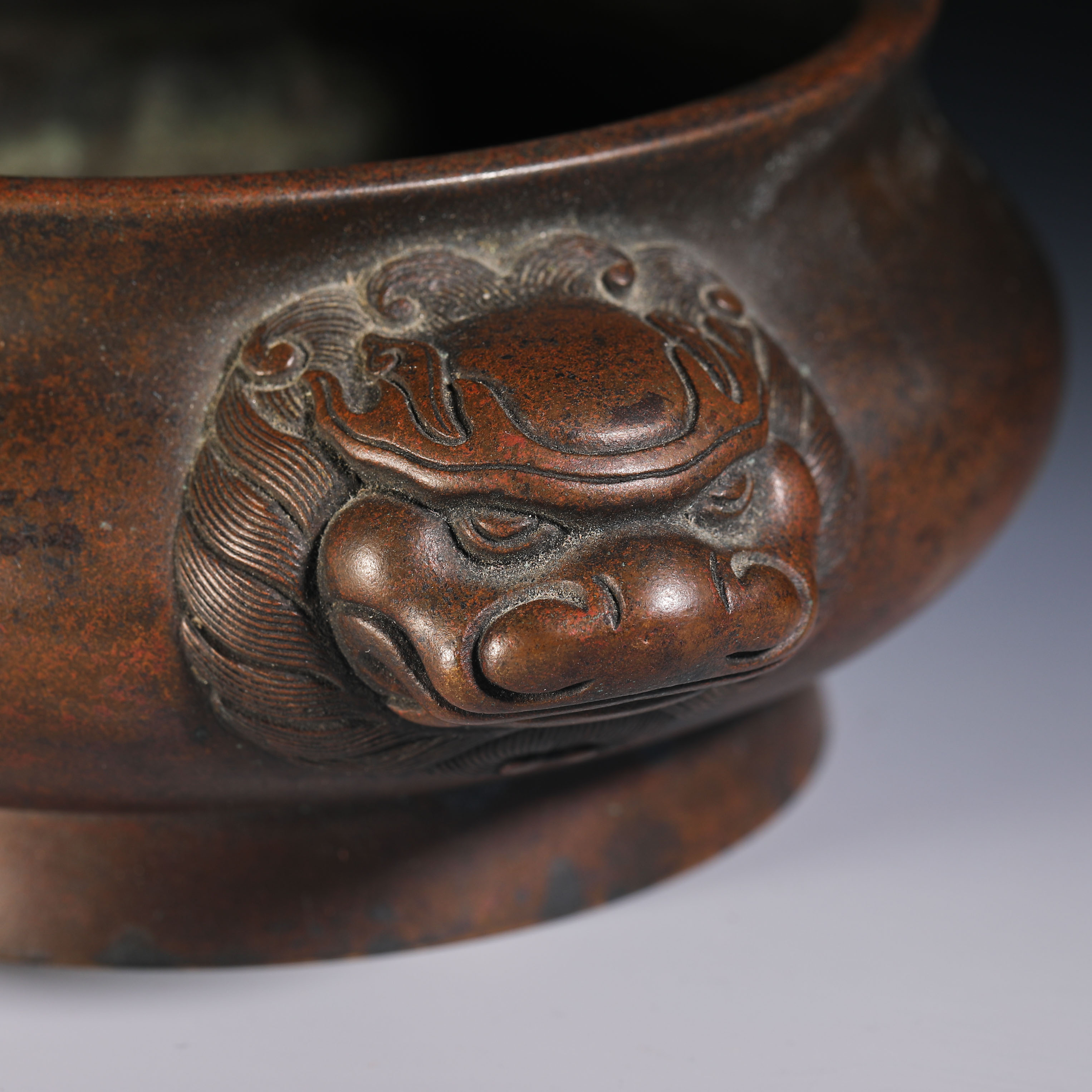 Ming dynasty beast head incense burner - Image 3 of 9