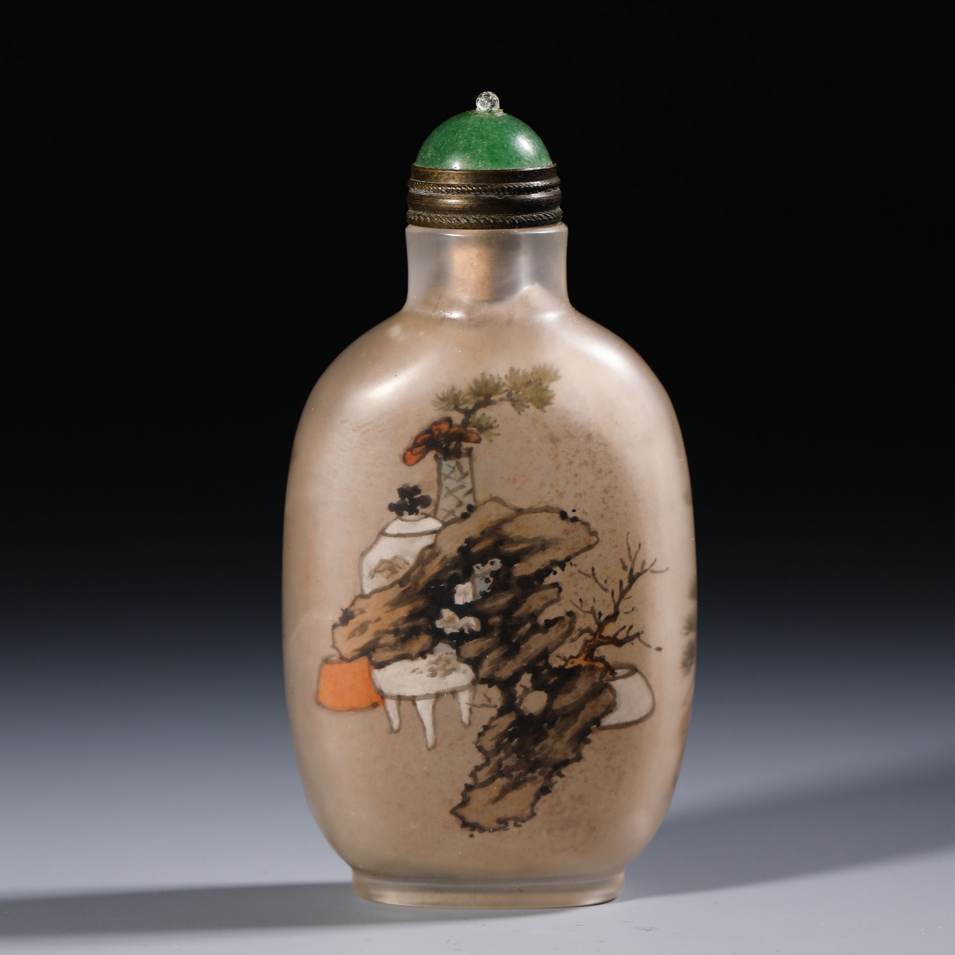 Qing dynasty inner painting snuff bottle - Bild 4 aus 7