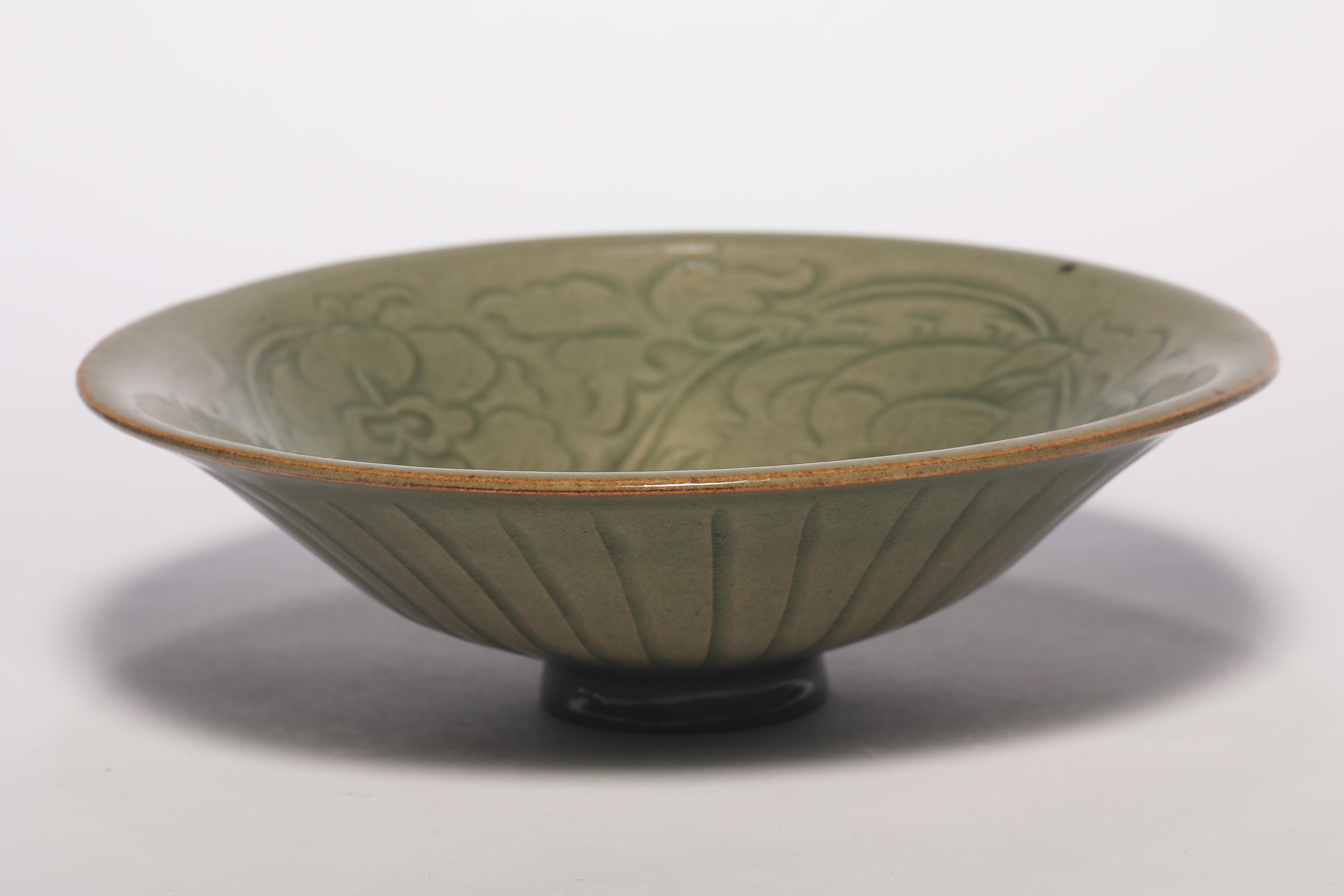 Song dynasty Yaozhou kiln carved flower bowl - Image 7 of 7