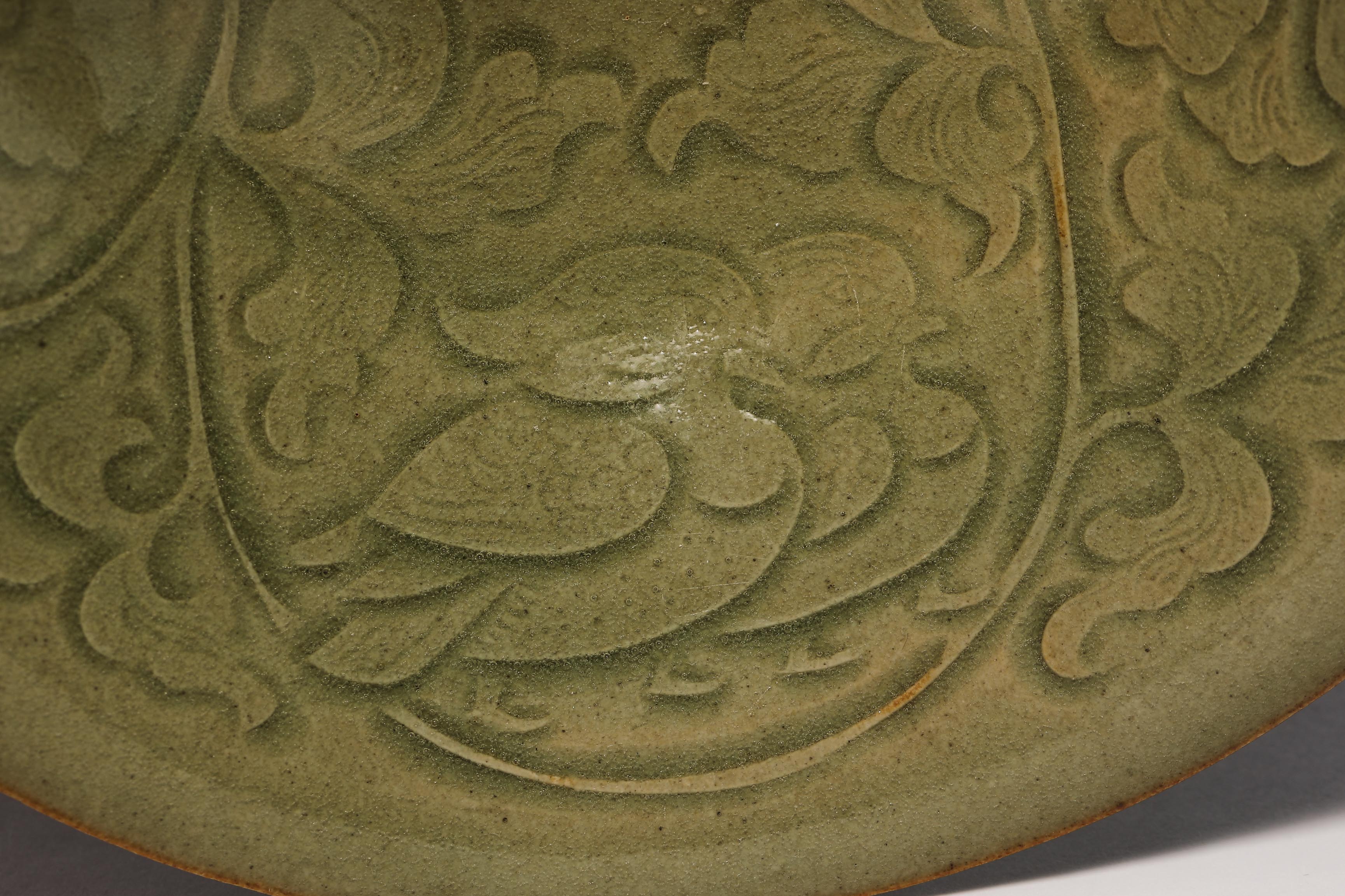 Song dynasty Yaozhou kiln carved flower bowl - Image 2 of 7