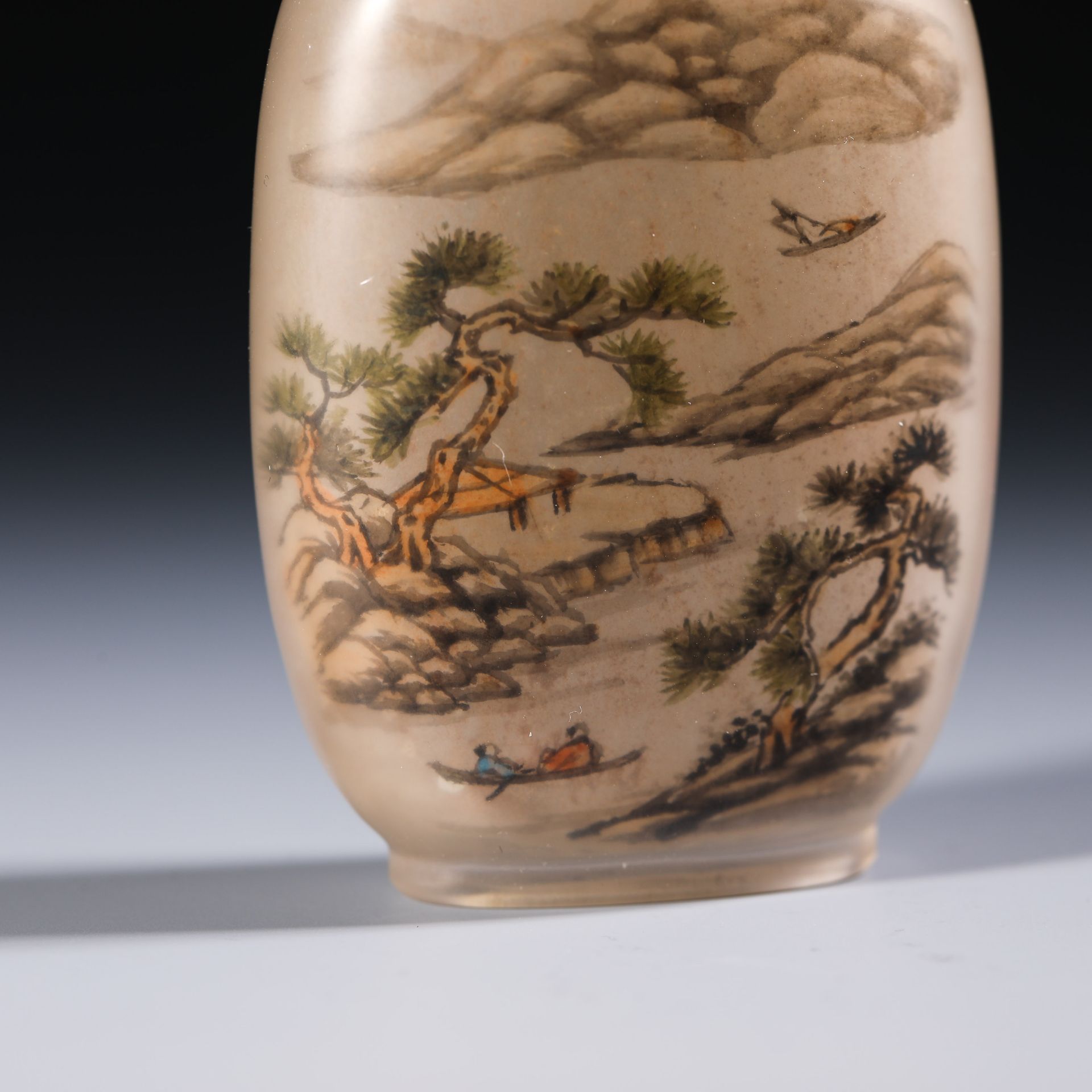 Qing dynasty inner painting snuff bottle - Bild 2 aus 7