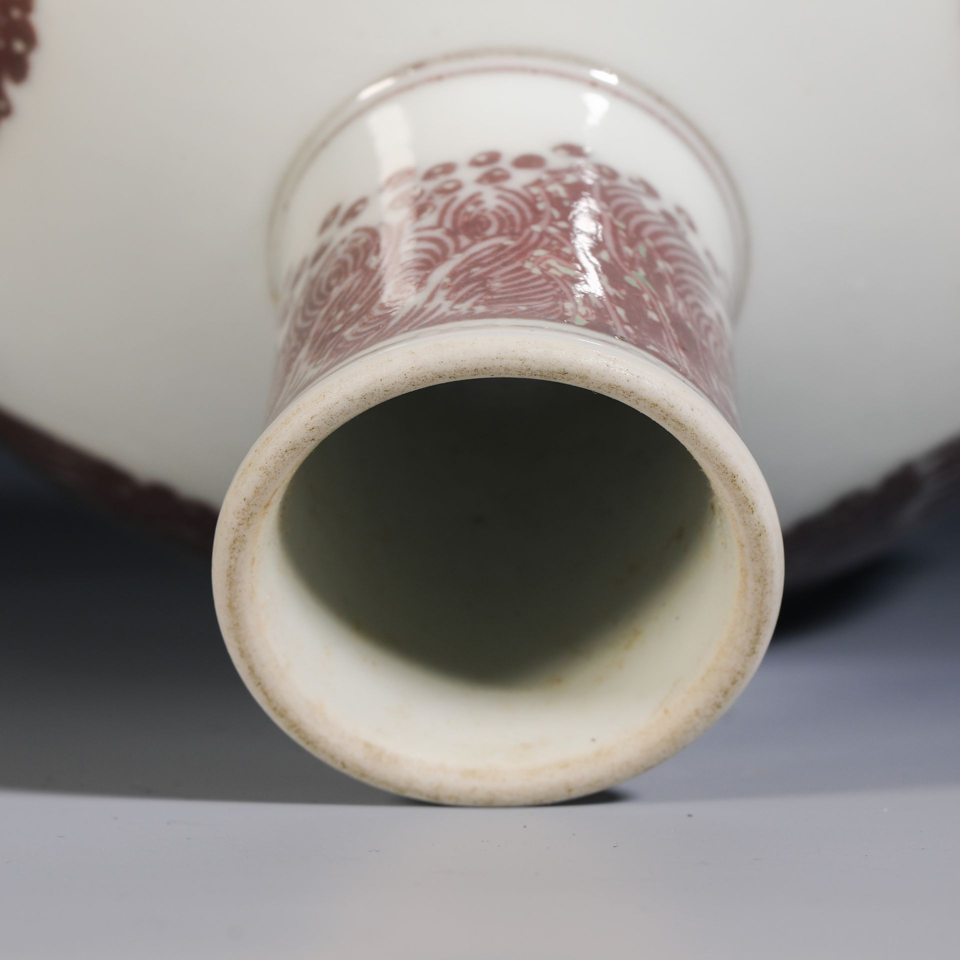 Ming dynasty glazed red goblet - Bild 8 aus 8