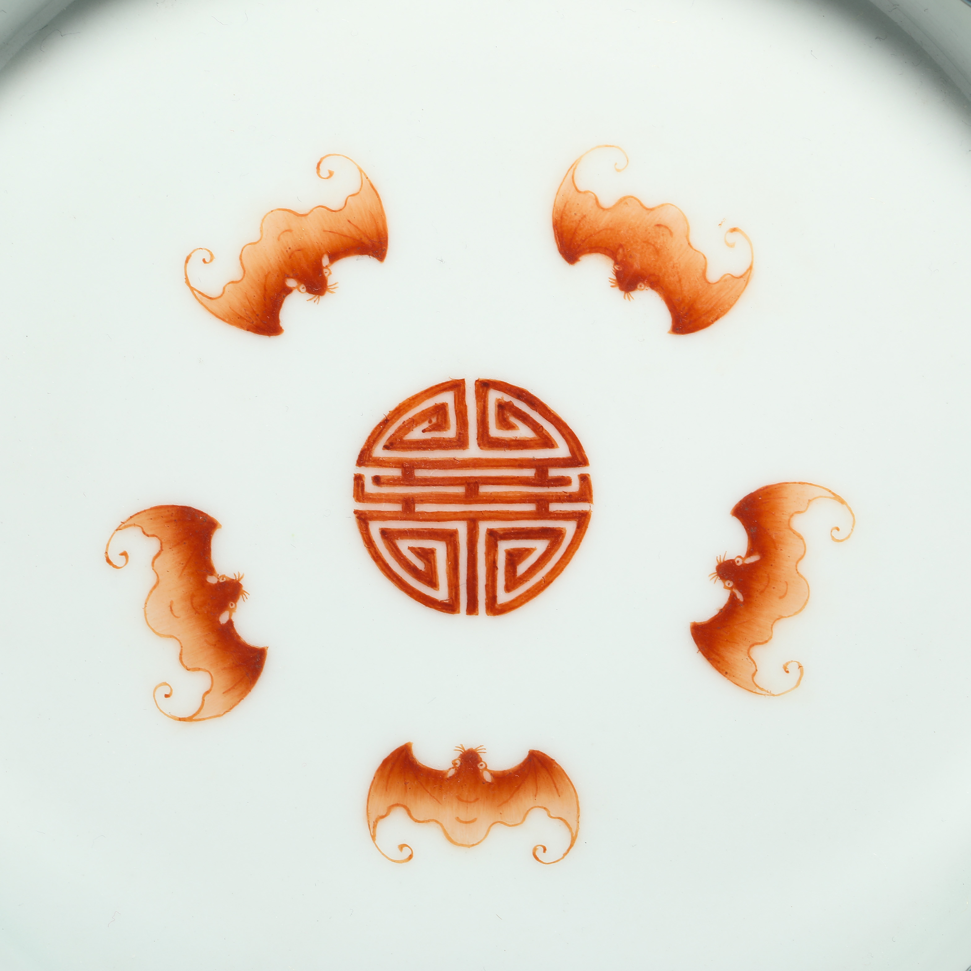 Qing dynasty pastel carving Fushou pattern washing - Image 5 of 8