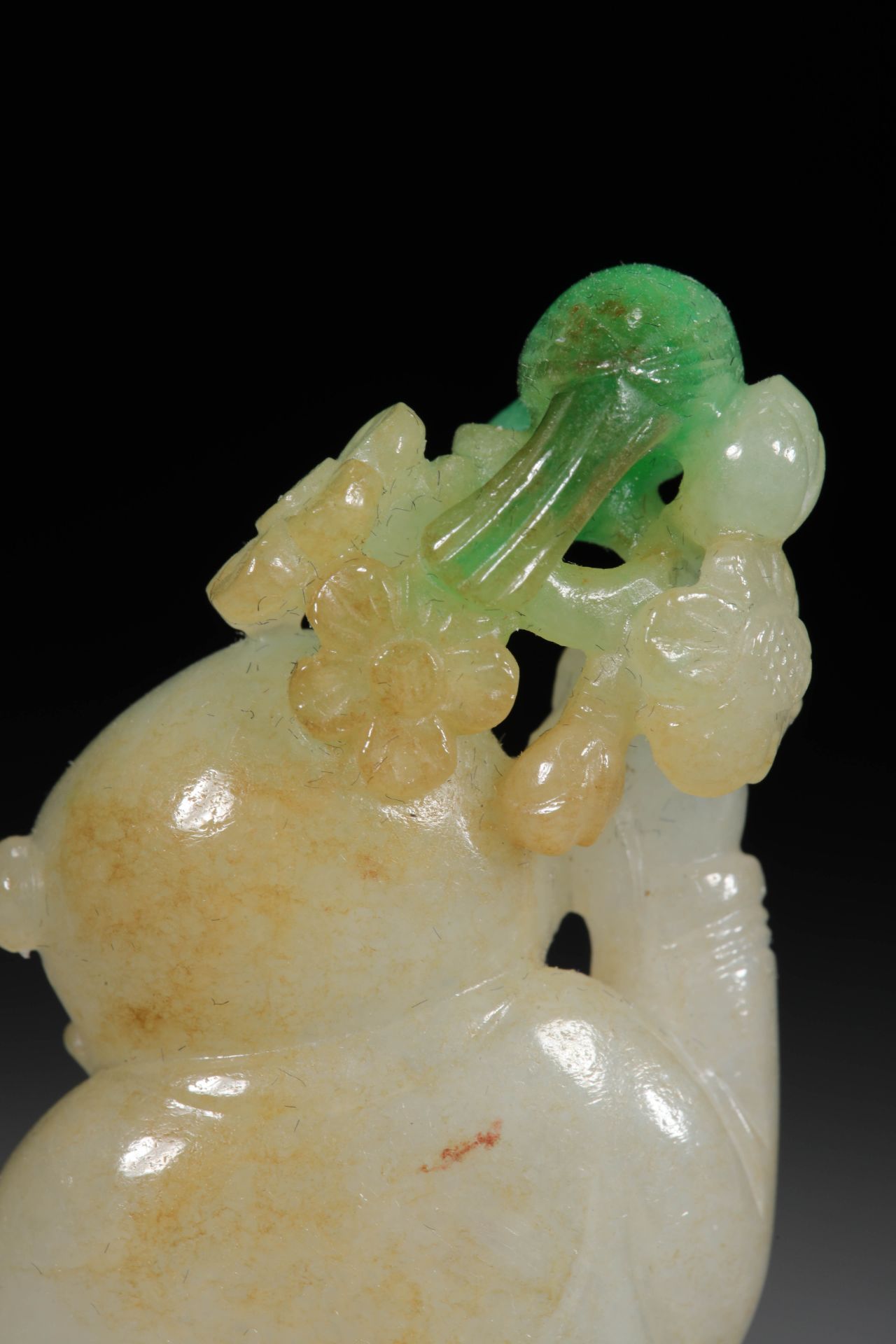 Qing dynasty jade boy handle - Image 8 of 9