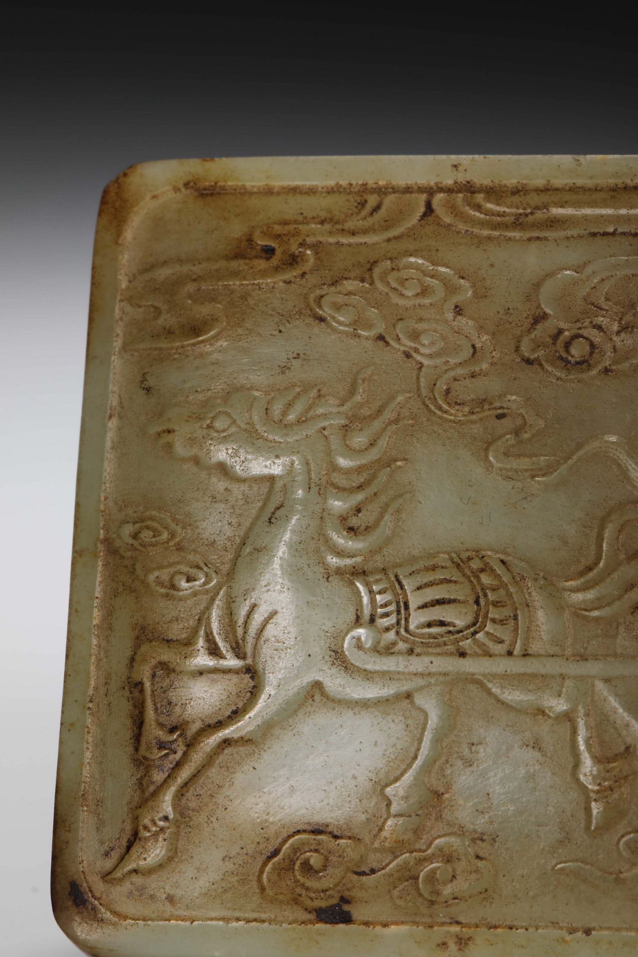 Han dynasty Hetian jade cover box - Image 4 of 12