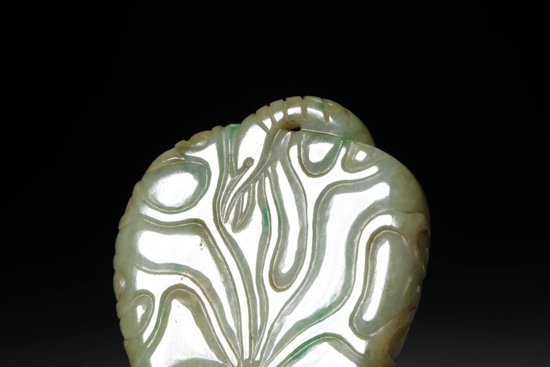 Qing dynasty jadeite pen wash - Image 6 of 7