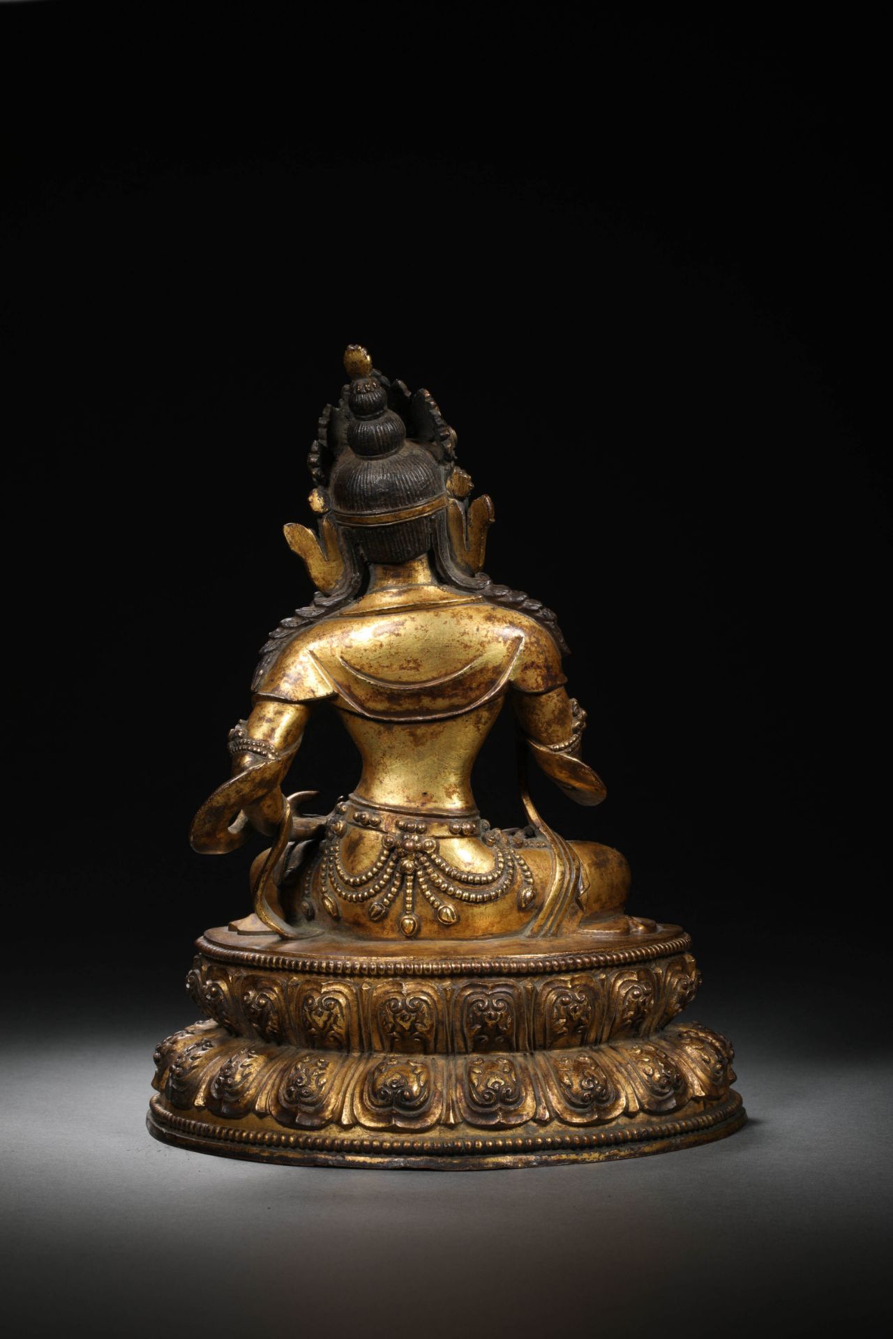 Tibetan gilt Vajrapani Buddha statue in the Ming Dynasty - Bild 11 aus 12