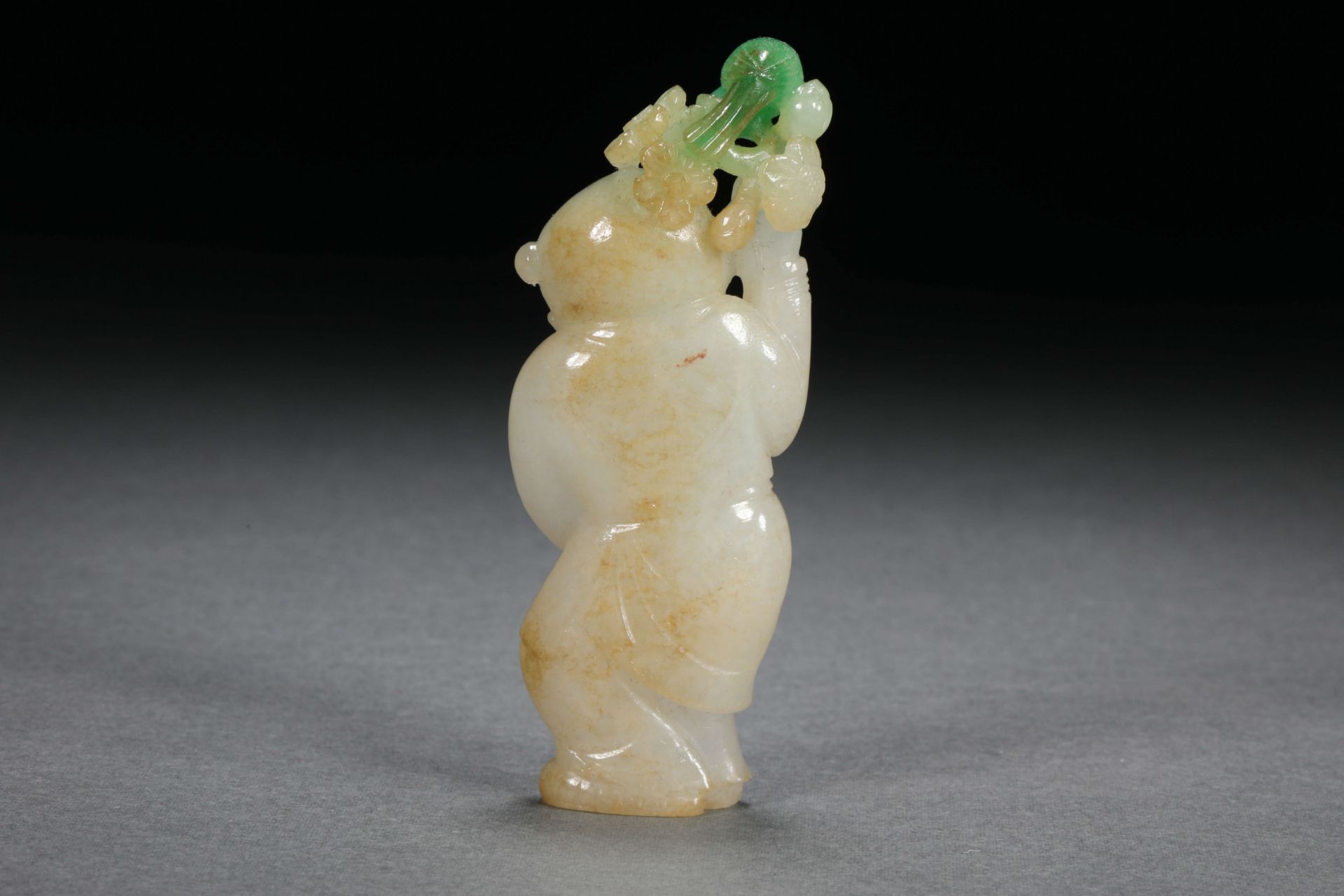 Qing dynasty jade boy handle - Image 7 of 9