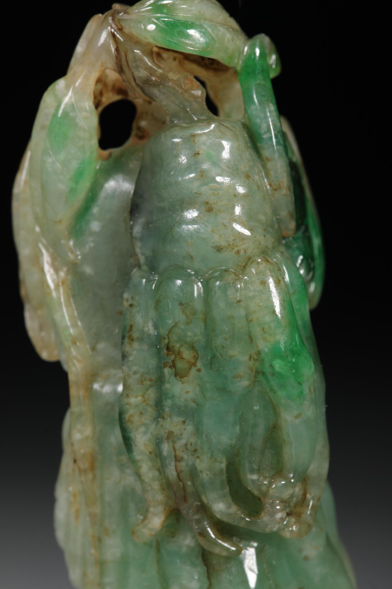 Qing dynasty jade Buddha hand - Image 3 of 9