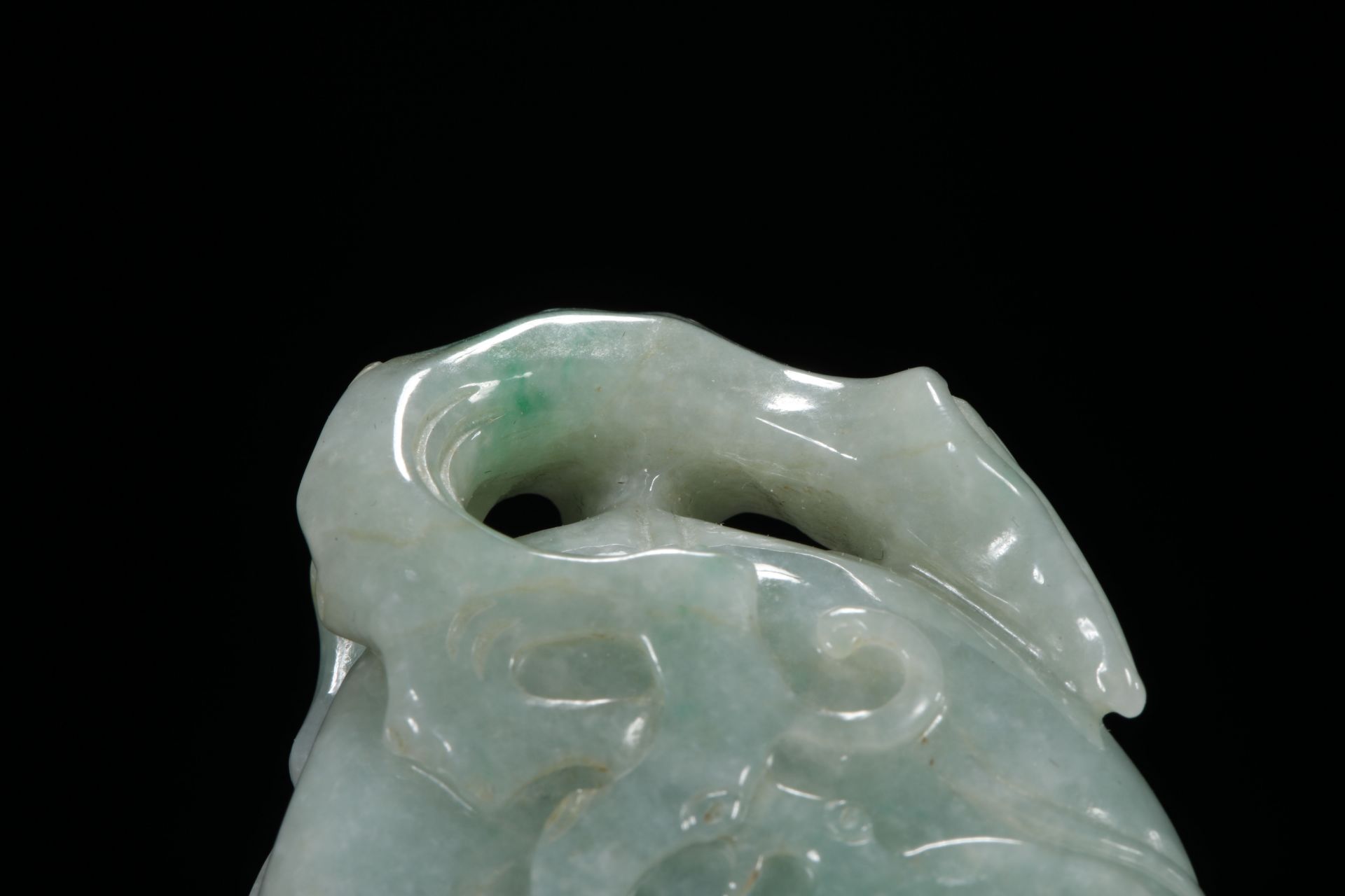 Qing dynasty jadeite pen wash - Image 7 of 10