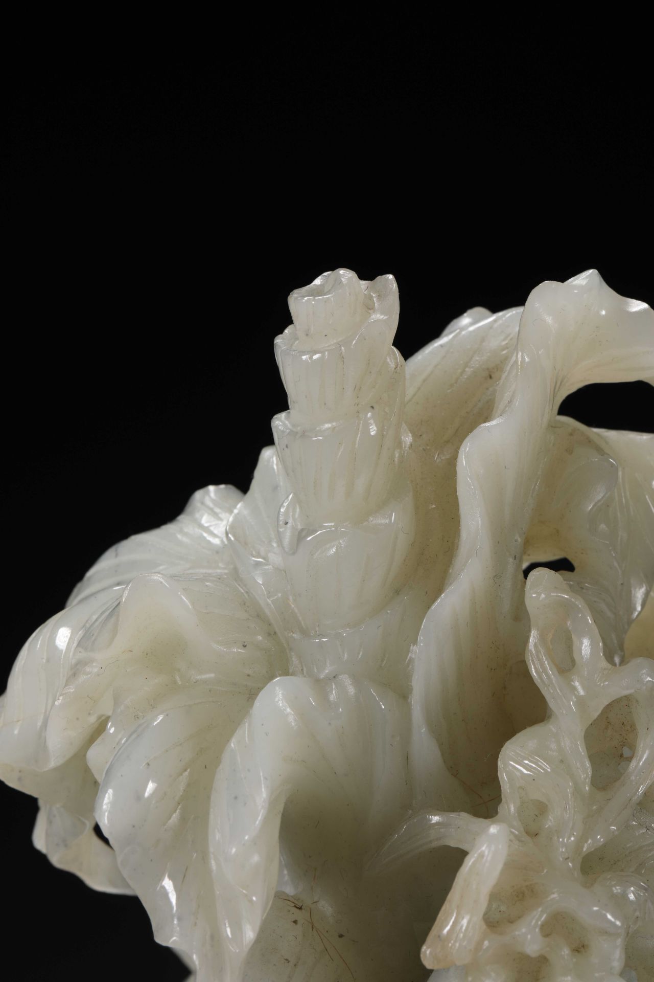 Hetian jade sent the son Guanyin Shanzi ornaments - Image 5 of 11