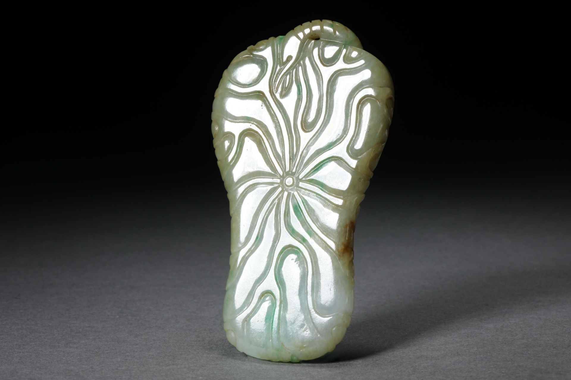 Qing dynasty jadeite pen wash - Image 5 of 7