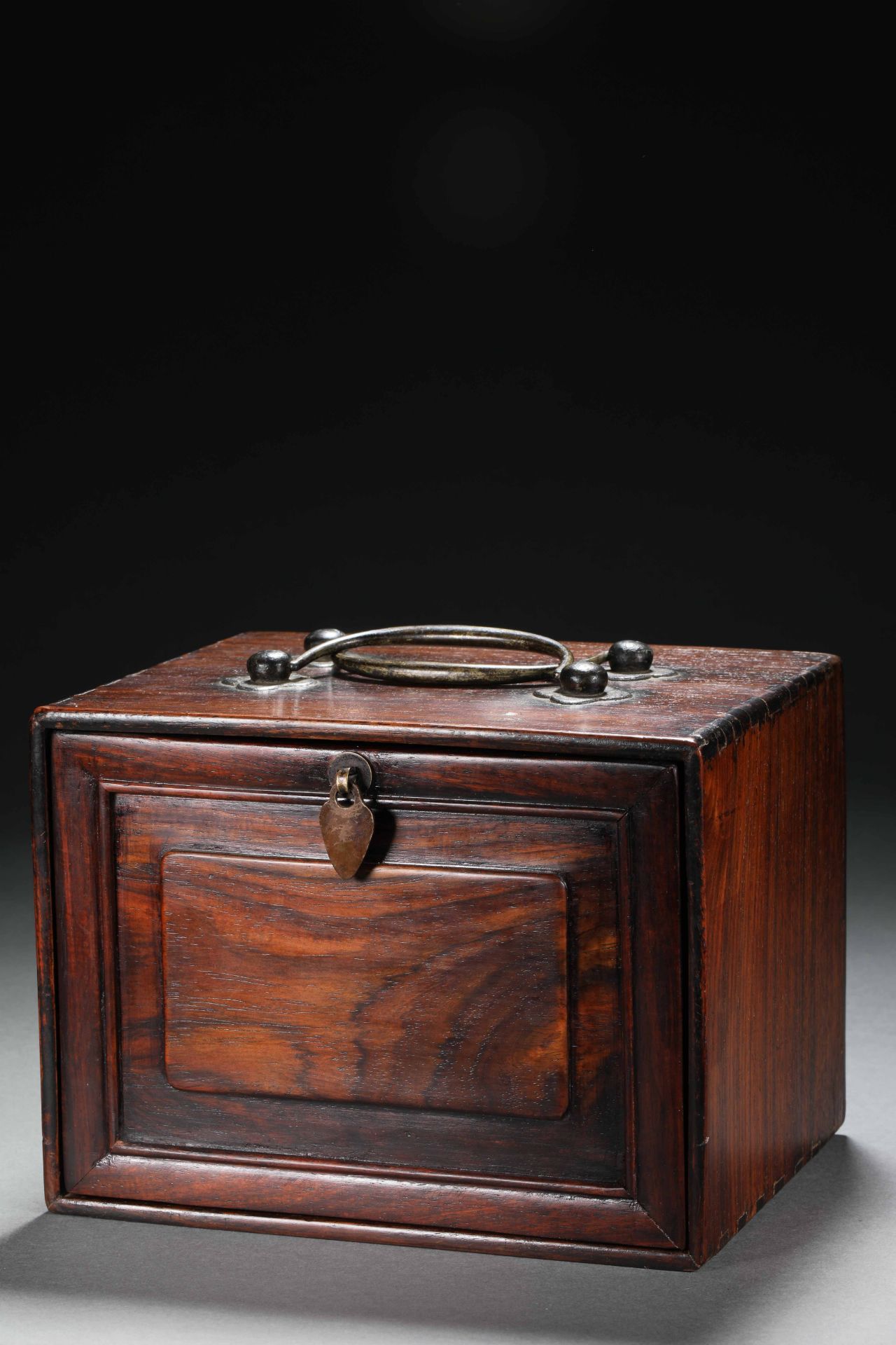 19th century mahogany cosmetic case - Bild 2 aus 9