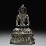 Bronze statue of Buddha Amitayus