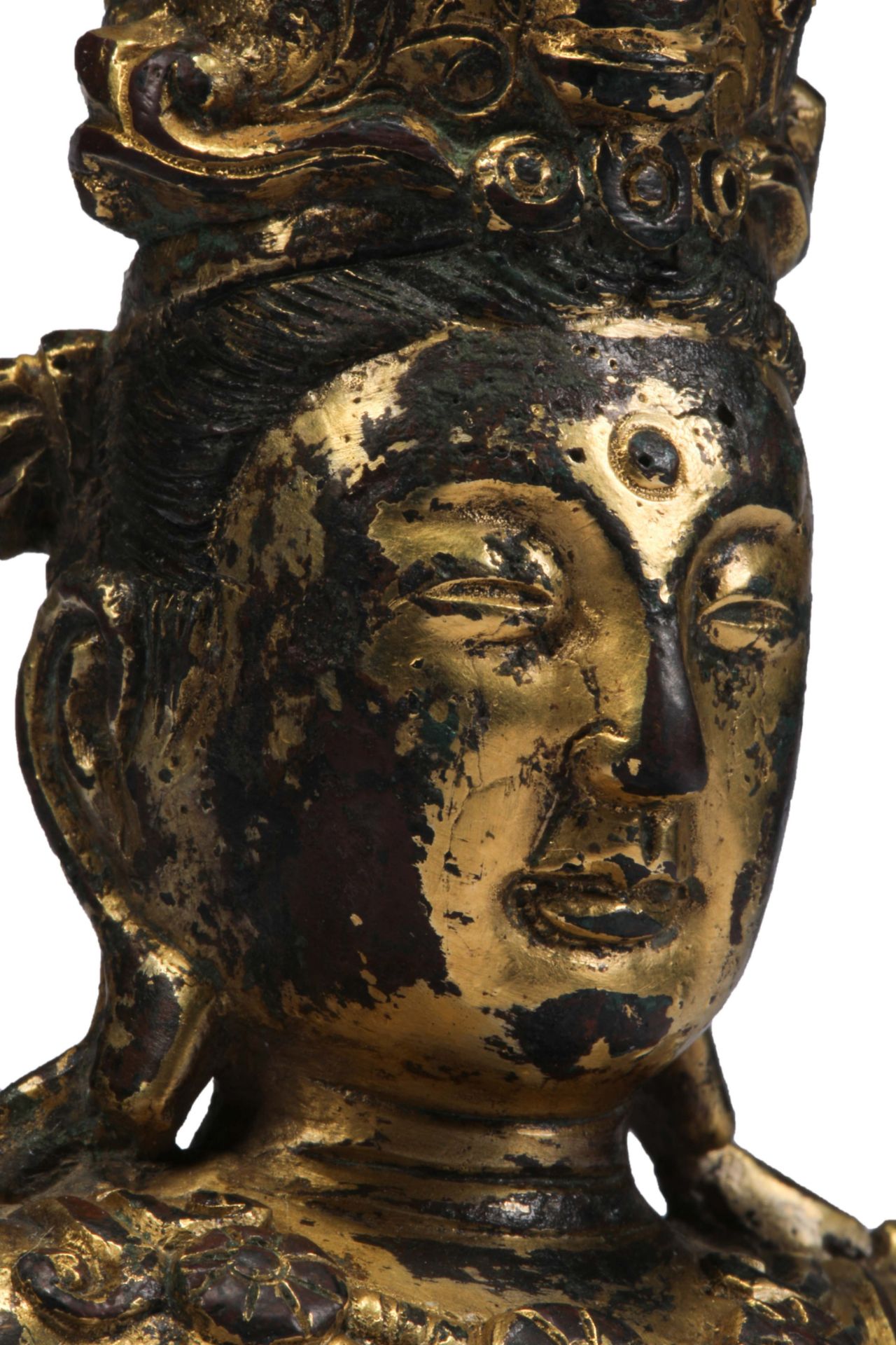 Khitan bronze gilt Buddha statue - Bild 3 aus 10