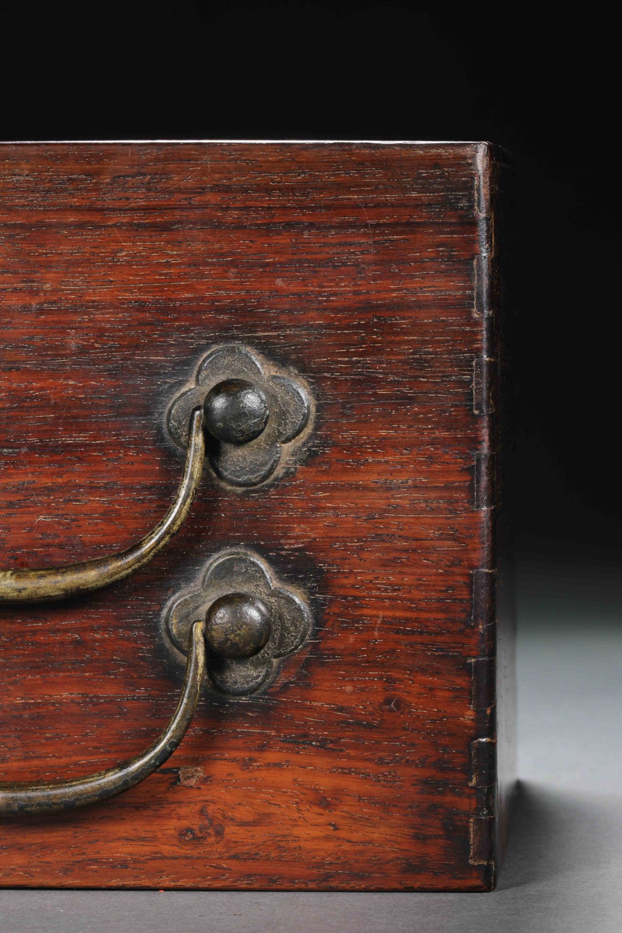 19th century mahogany cosmetic case - Image 7 of 9