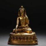 Bronze-gilt Buddha statue