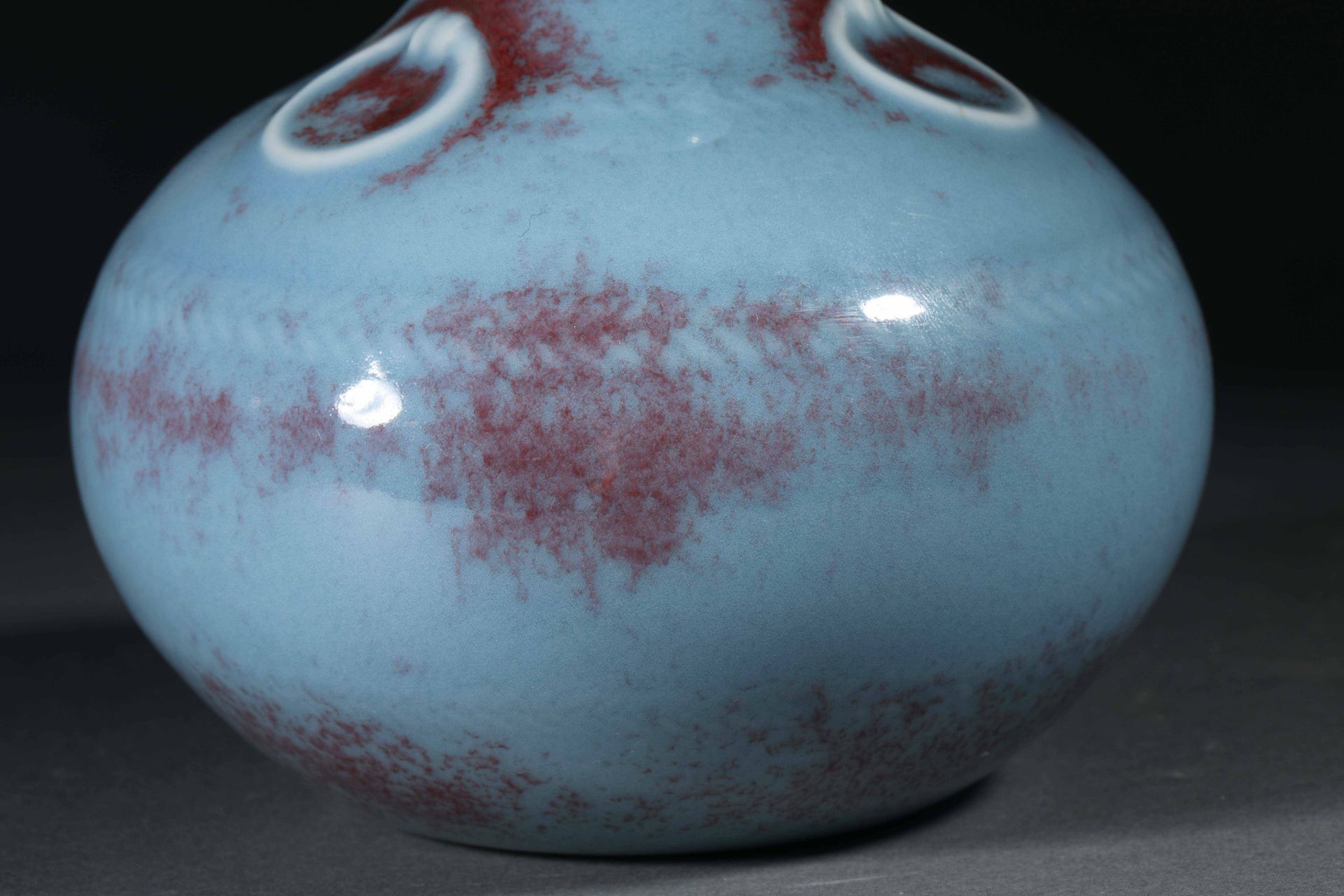 Qianlong inscription kiln turned into a glazed celestial ball bottle - Bild 4 aus 8