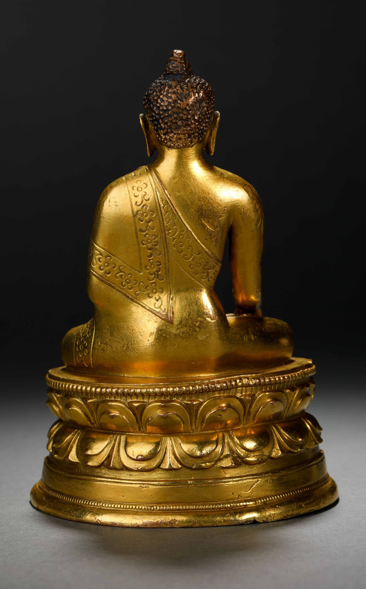 Qing Dynasty Mongolian Khalkha Shakyamuni Buddha - Image 7 of 10