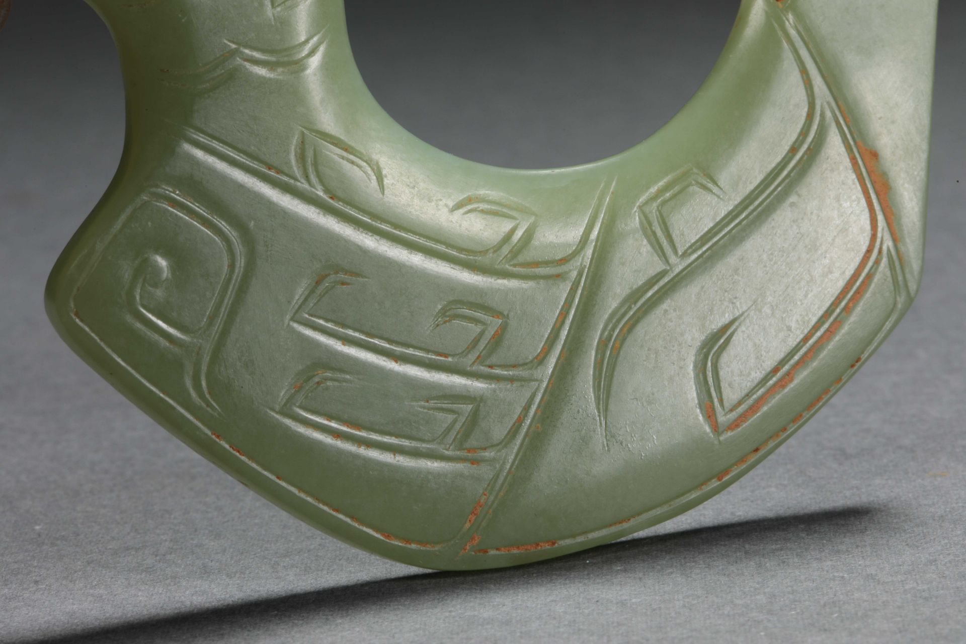 During the Shang and Zhou Dynasties, Hetian jade bird type wear - Image 4 of 6