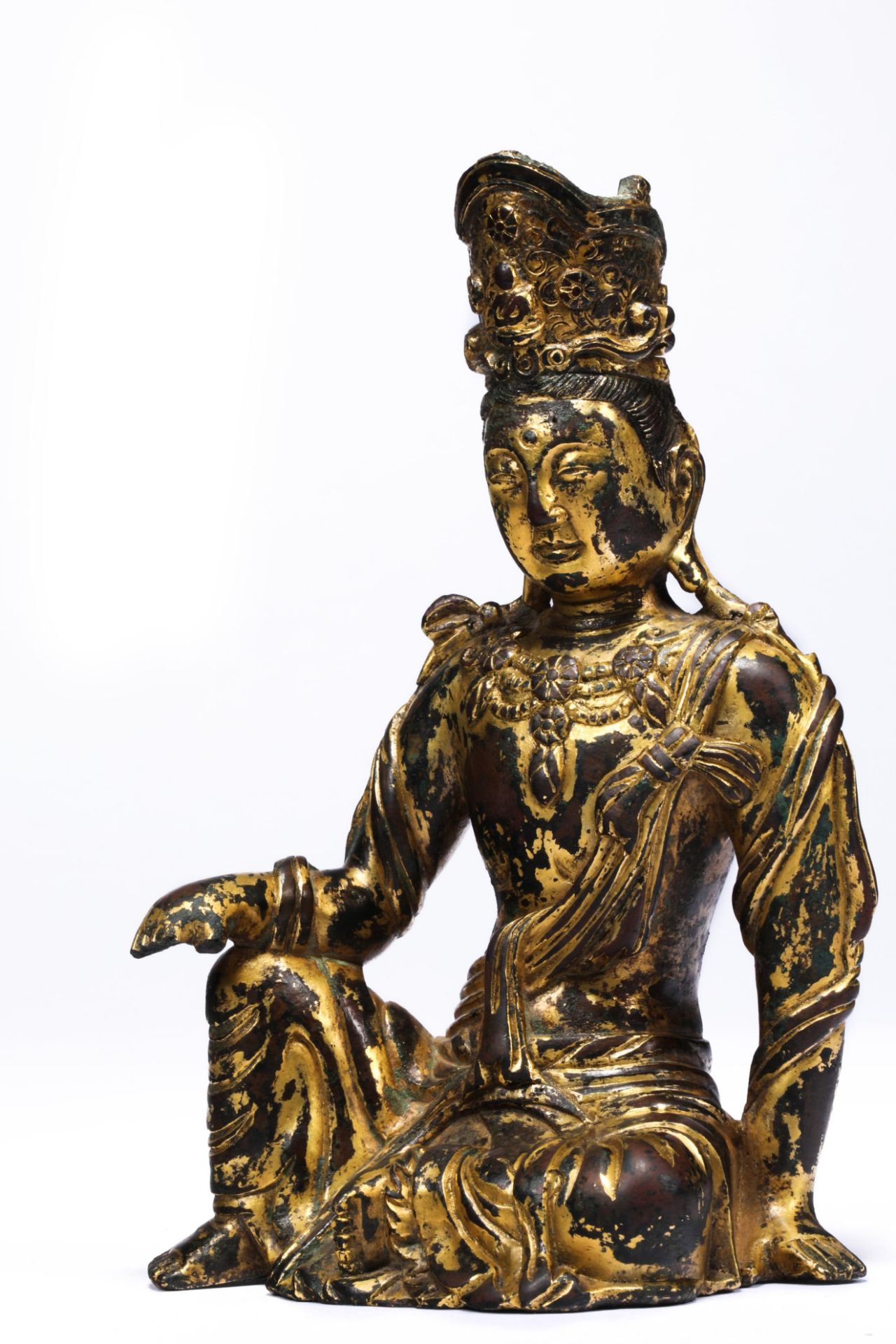 Khitan bronze gilt Buddha statue - Bild 2 aus 10