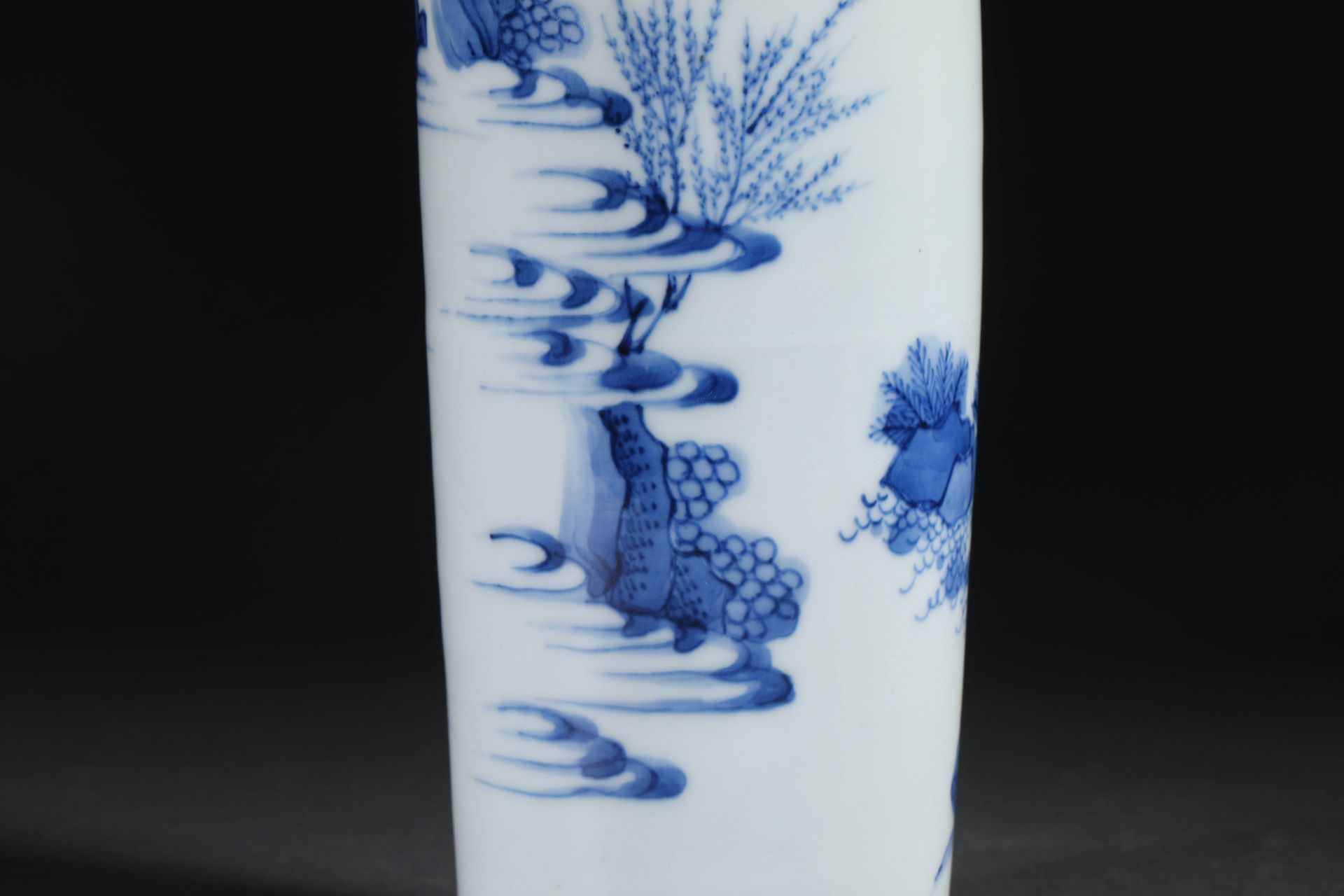 Painting figures blue and white porcelain ornamental vases - Image 5 of 7