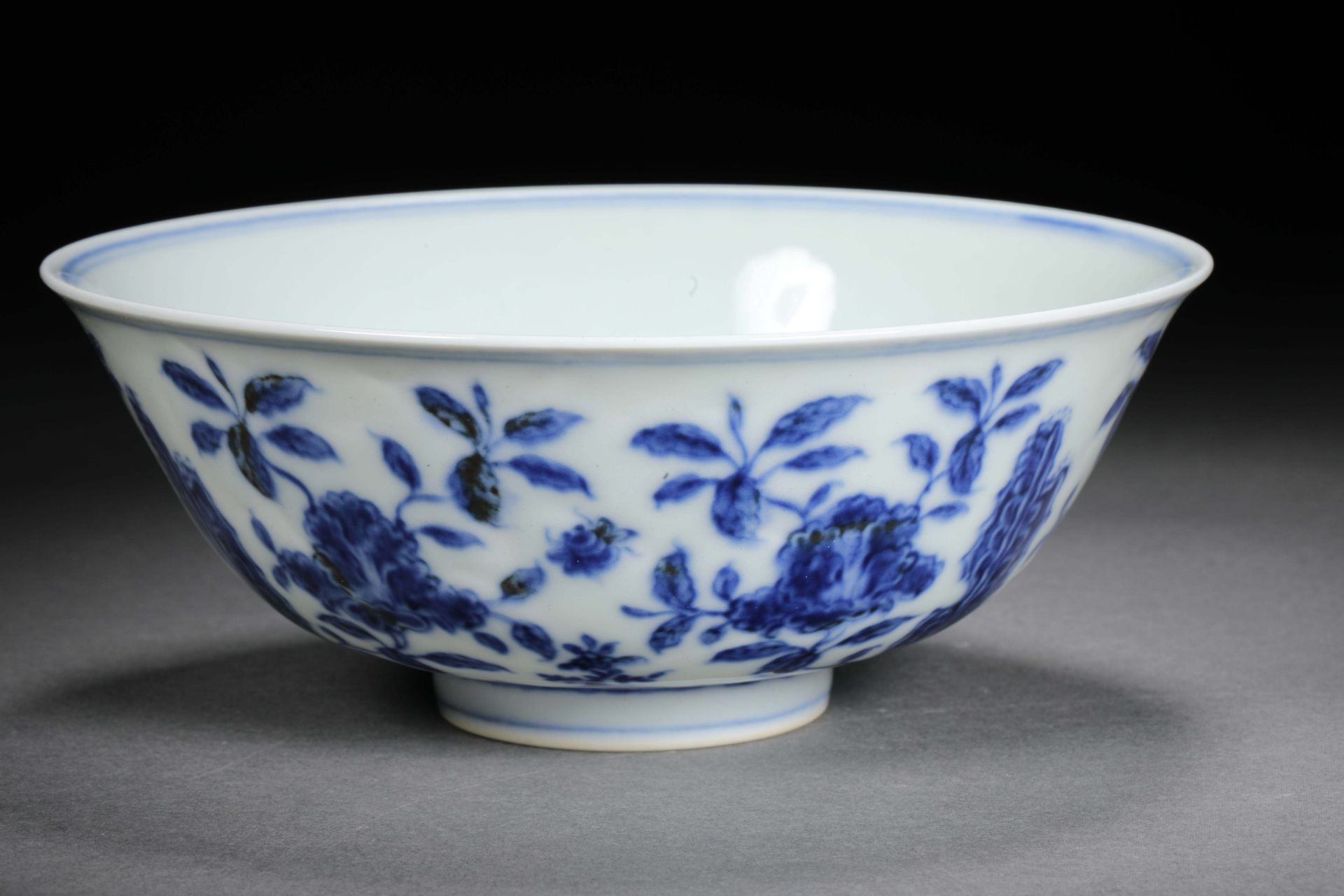 Chenghua inscription blue and white porcelain bowl - Bild 3 aus 8