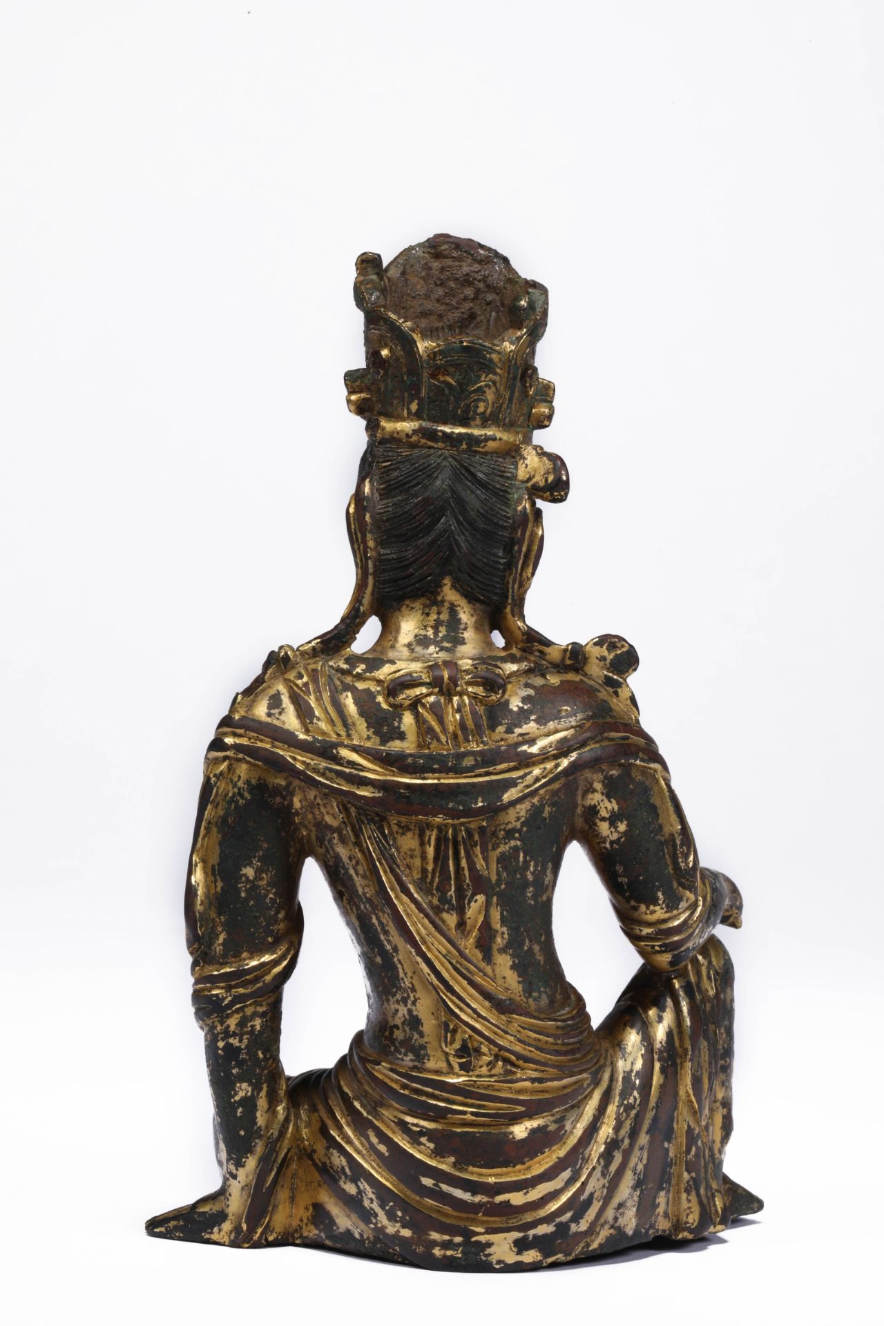 Khitan bronze gilt Buddha statue - Bild 7 aus 10