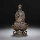 Khitan bronze gilt Buddha statue