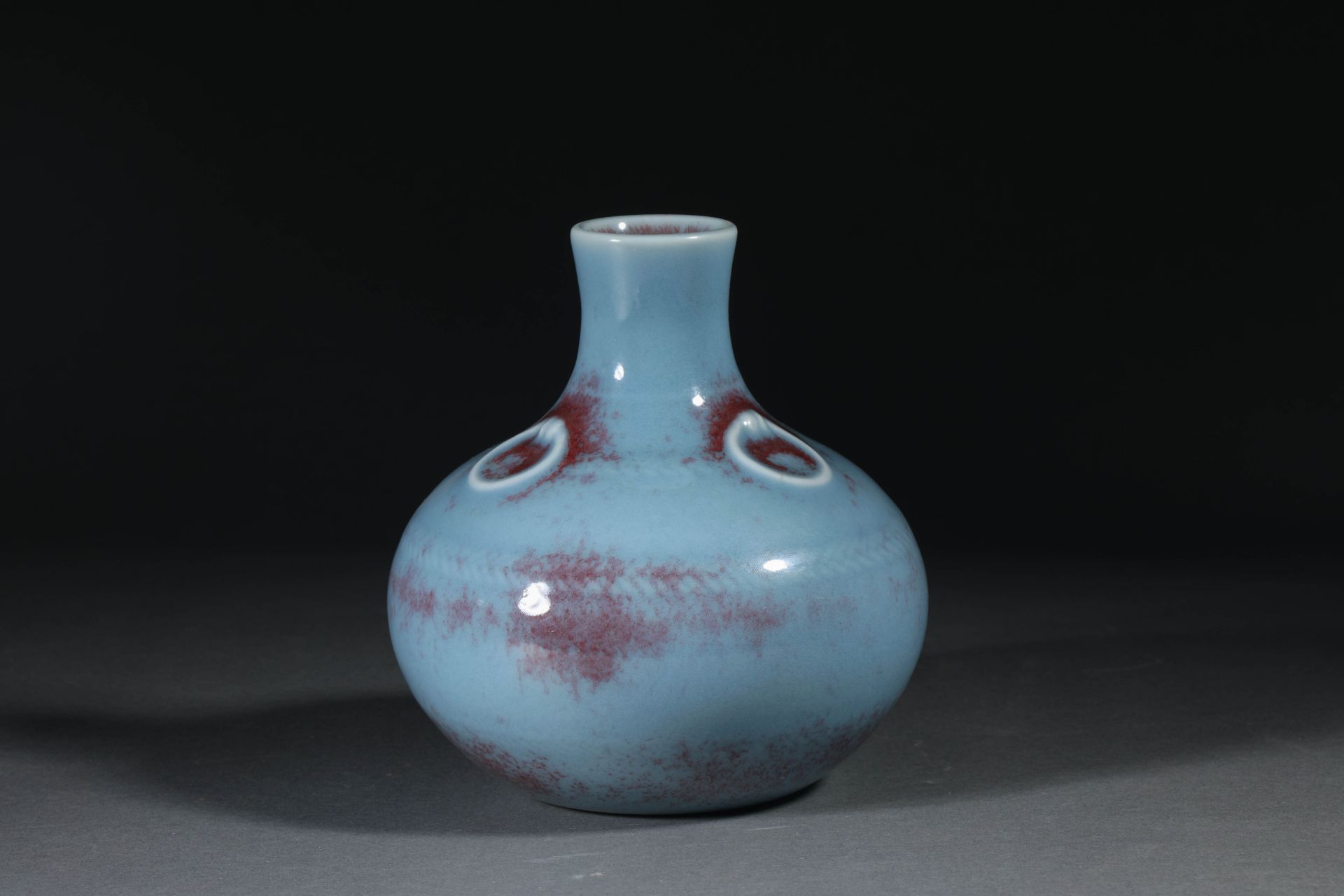 Qianlong inscription kiln turned into a glazed celestial ball bottle - Bild 3 aus 8