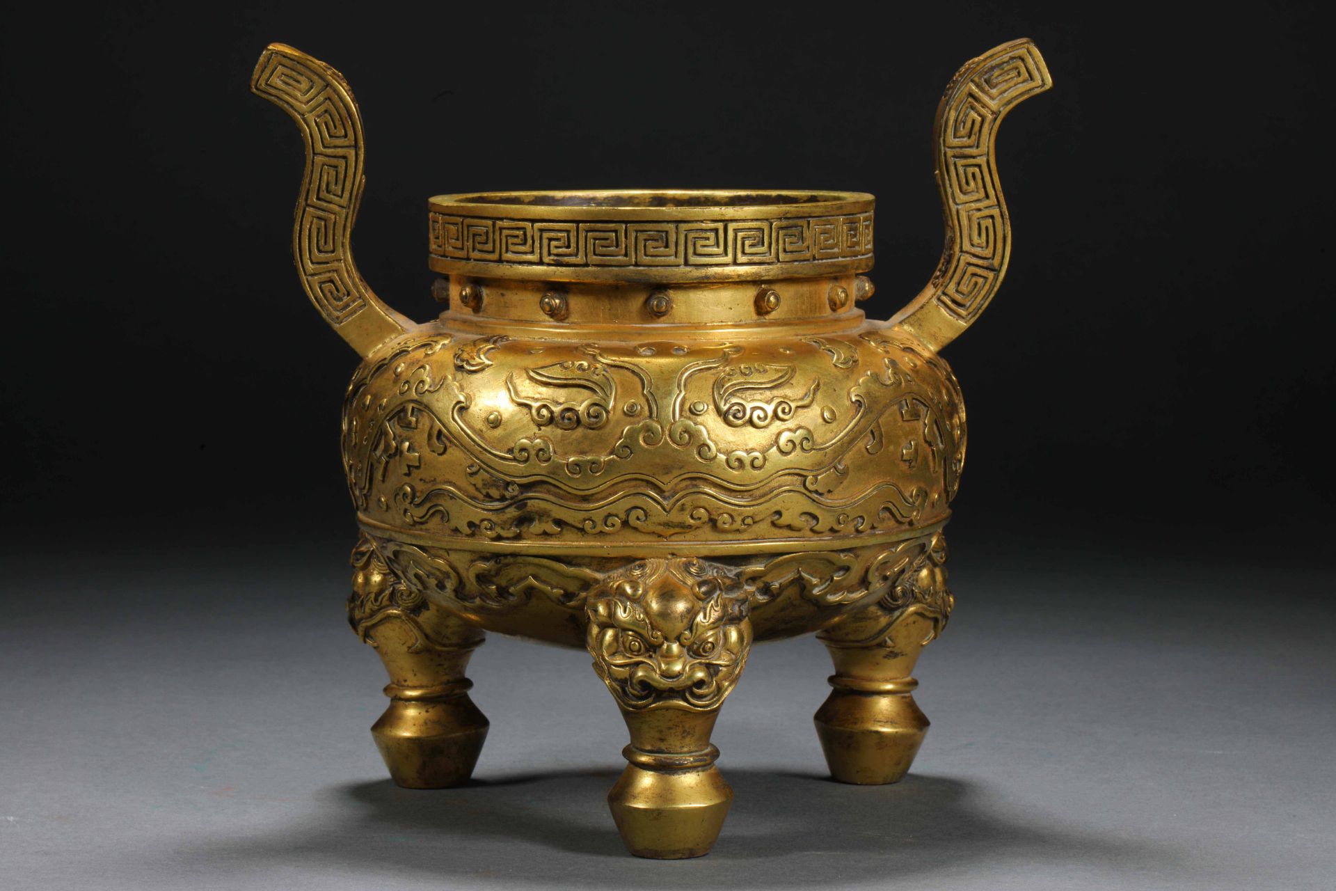 A pair of copper gilt aromatherapy - Image 13 of 20