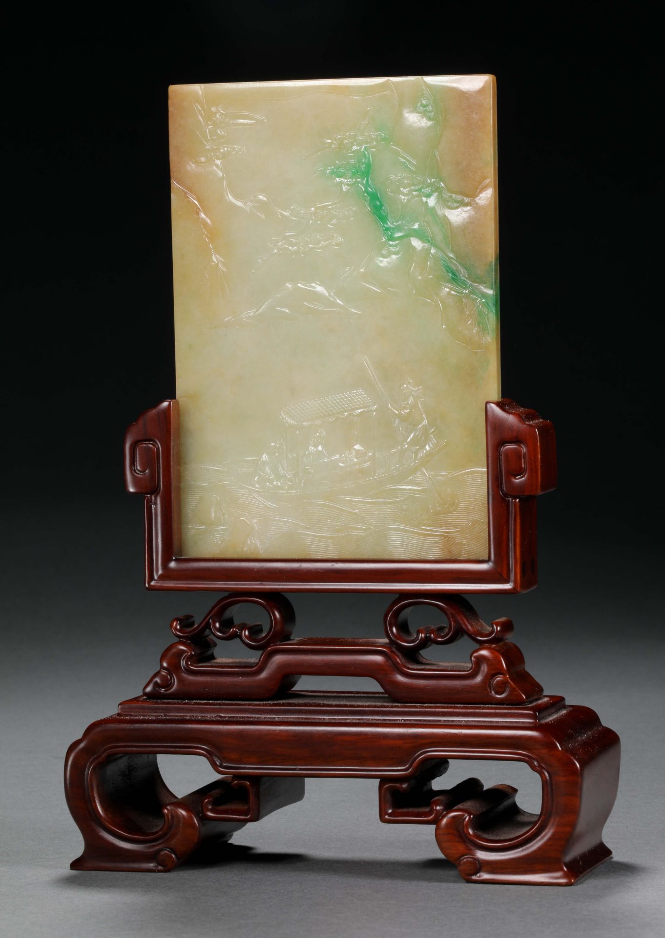 Natural jadeite ornaments from the 19th century - Image 3 of 7